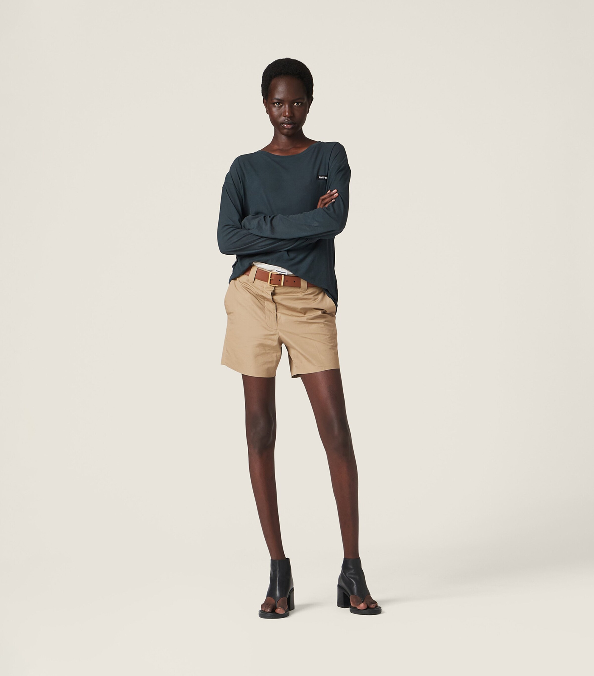 Miu Miu Long-Sleeve T-Shirt | Harrods UK