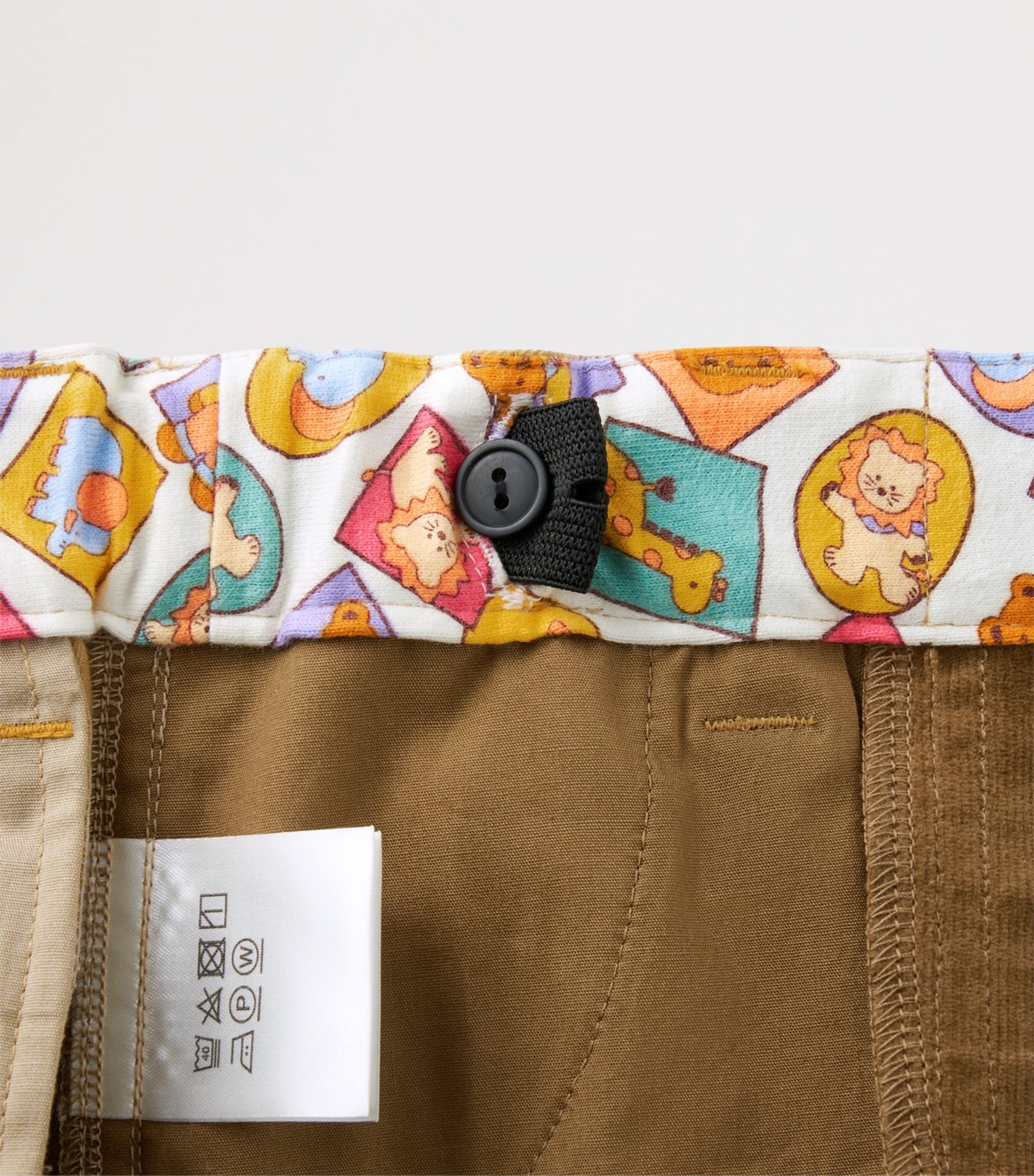 Cotton-Blend Patchwork Embroidered Trousers (2-5 Years) 9 Image 2