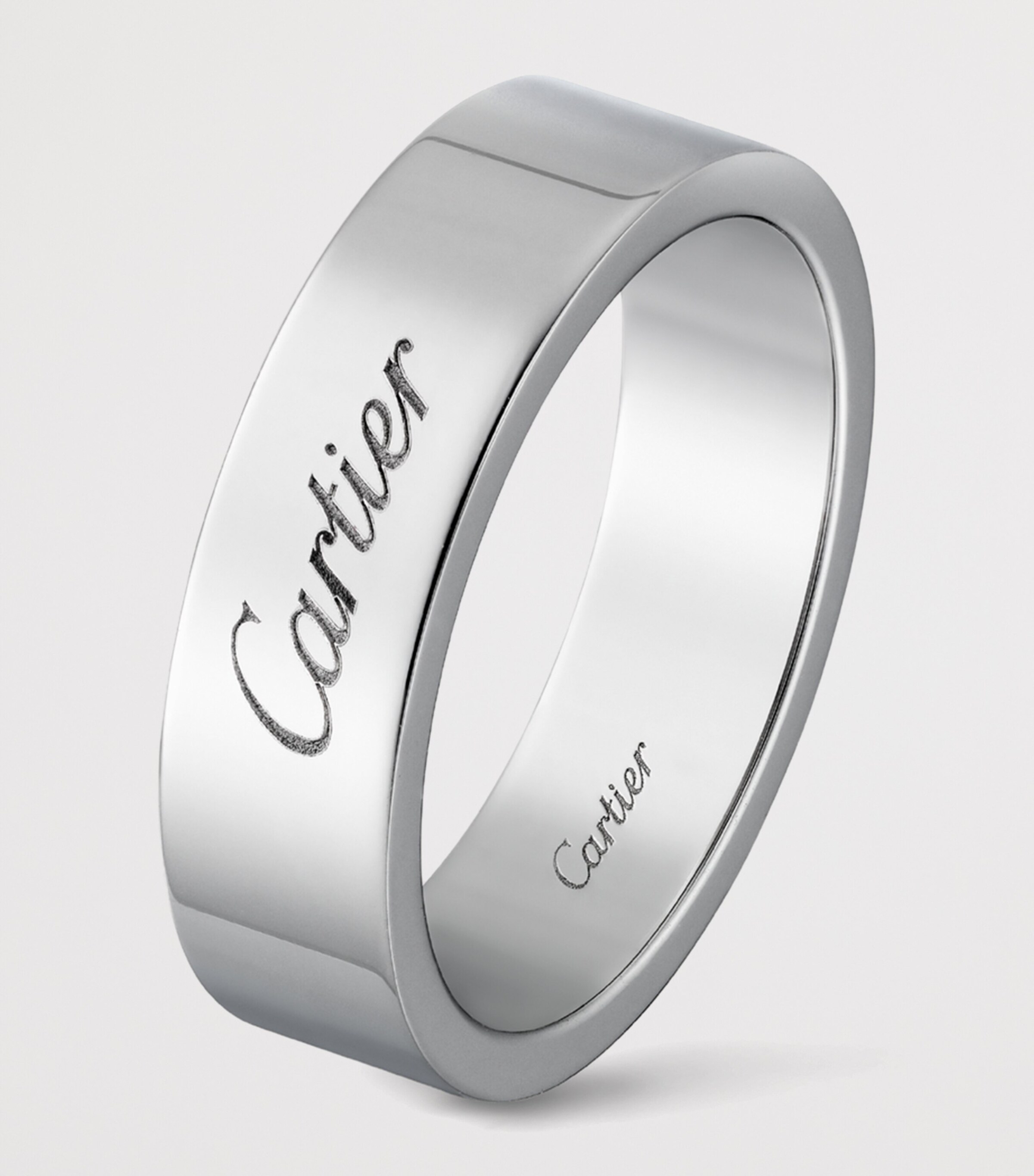 Cartier Platinum C de Cartier Wedding Band (5mm) Platinum Image 4