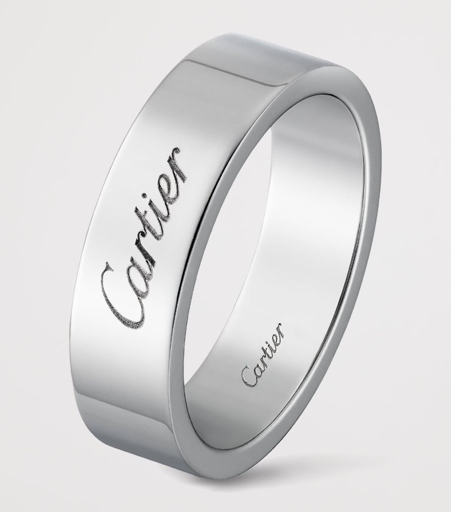 Cartier Platinum C de Cartier Wedding Band (5mm) Platinum Image 4