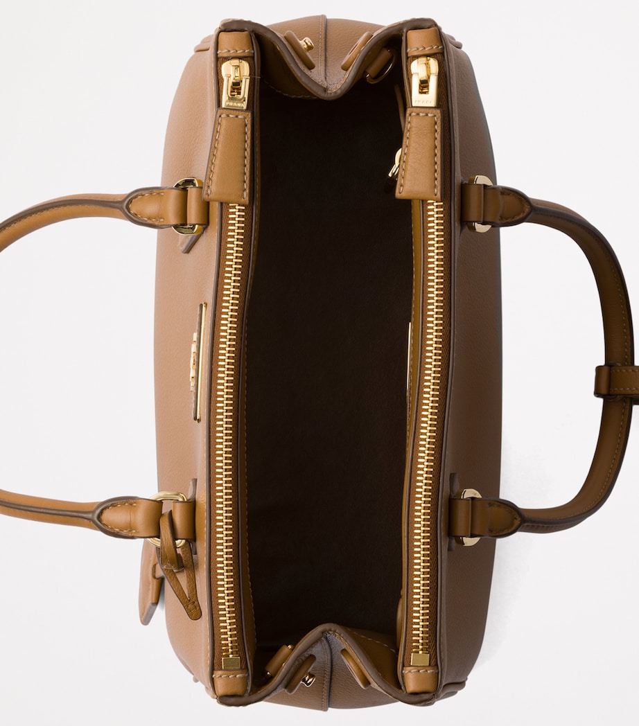 Medium Leather Galleria Top-Handle Bag F03BH Image 4