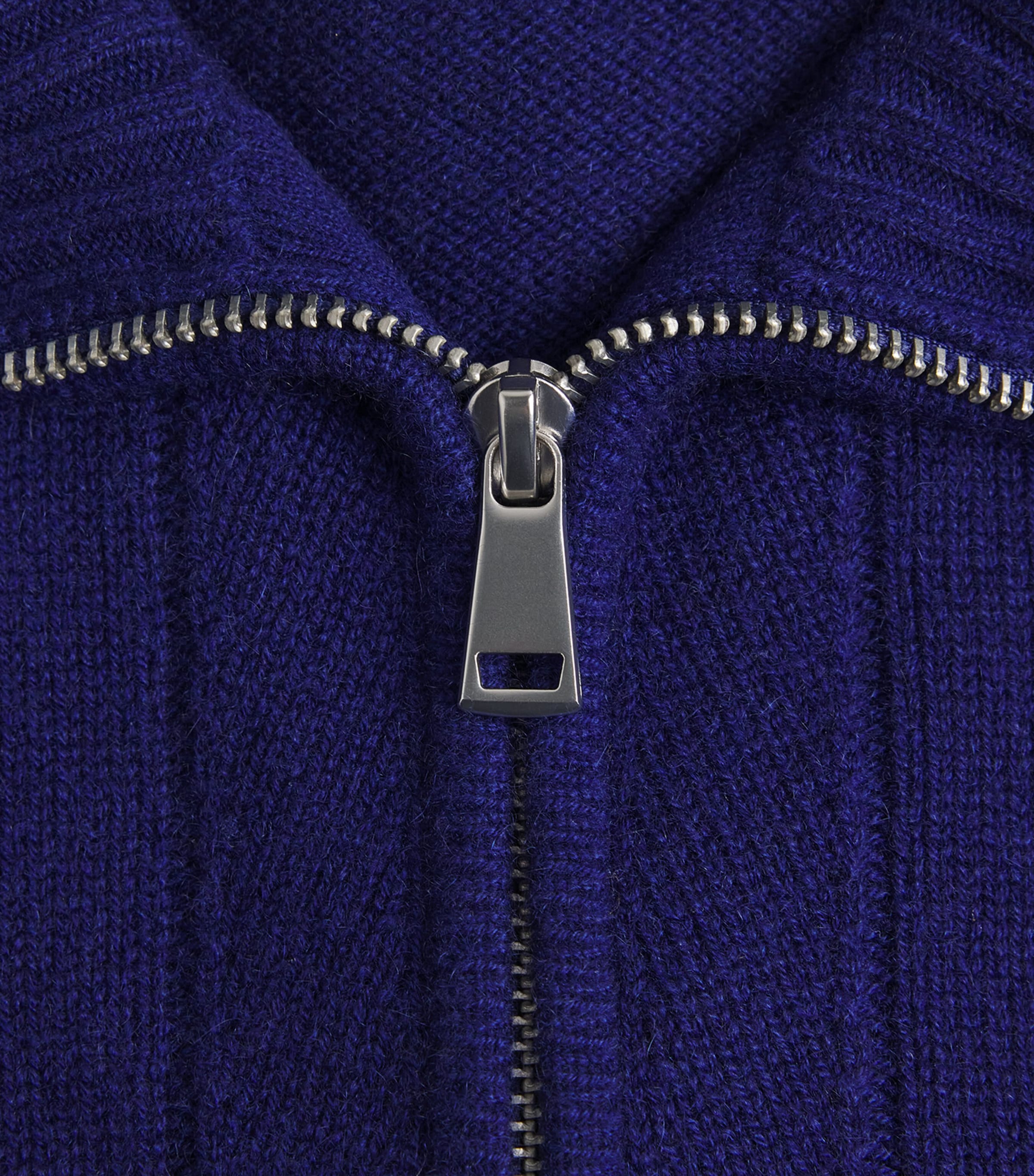 Cashmere Half-Zip T-Shirt JEWEL BLUE Image 5