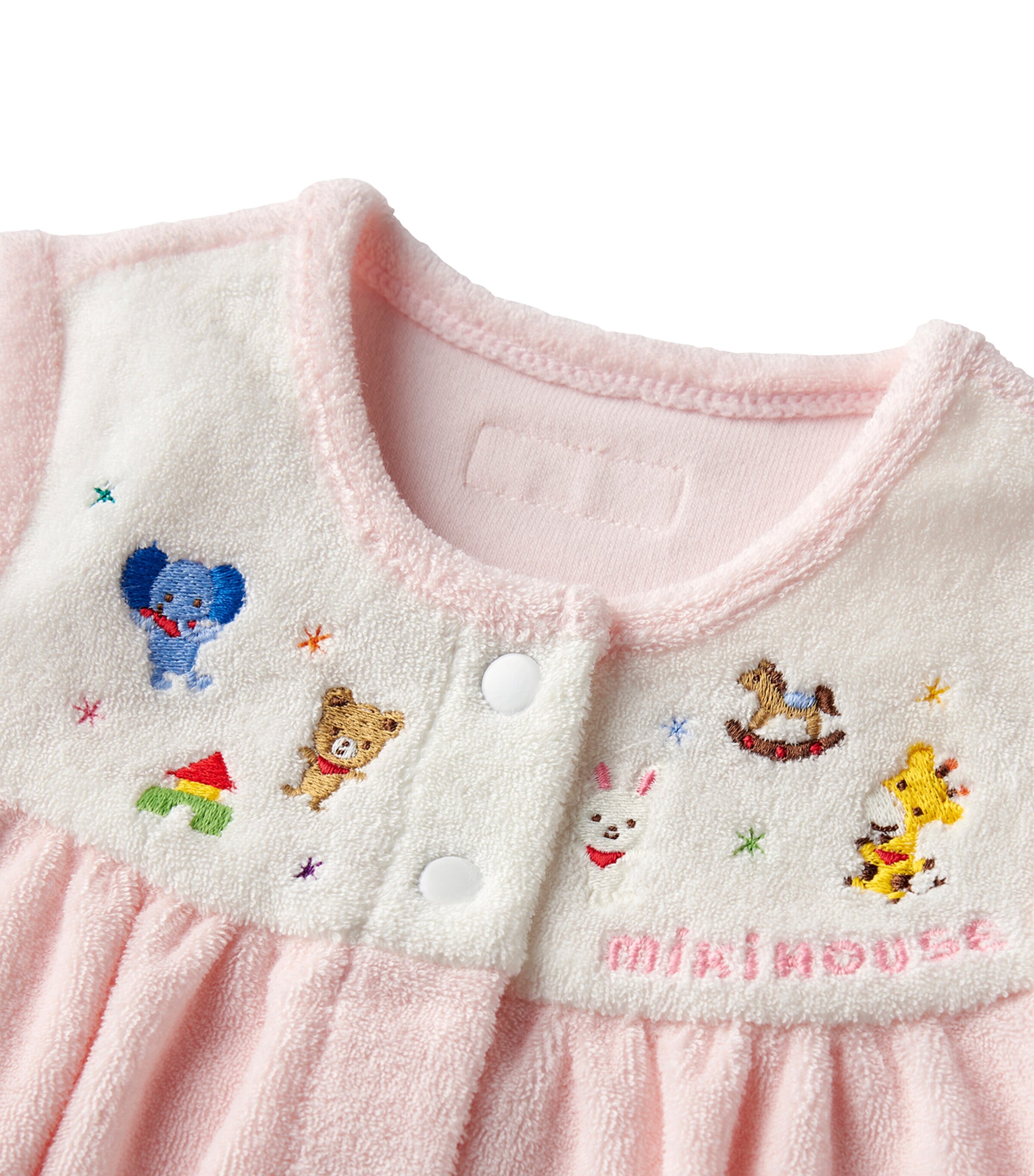 Miki House Cotton-Blend Playsuit (0-3 Months) Image 7