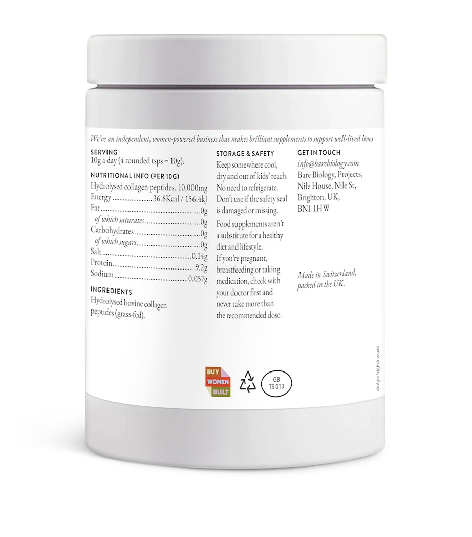 Bare Biology Fundamental Bovine Collagen Powder (300g) Image 2