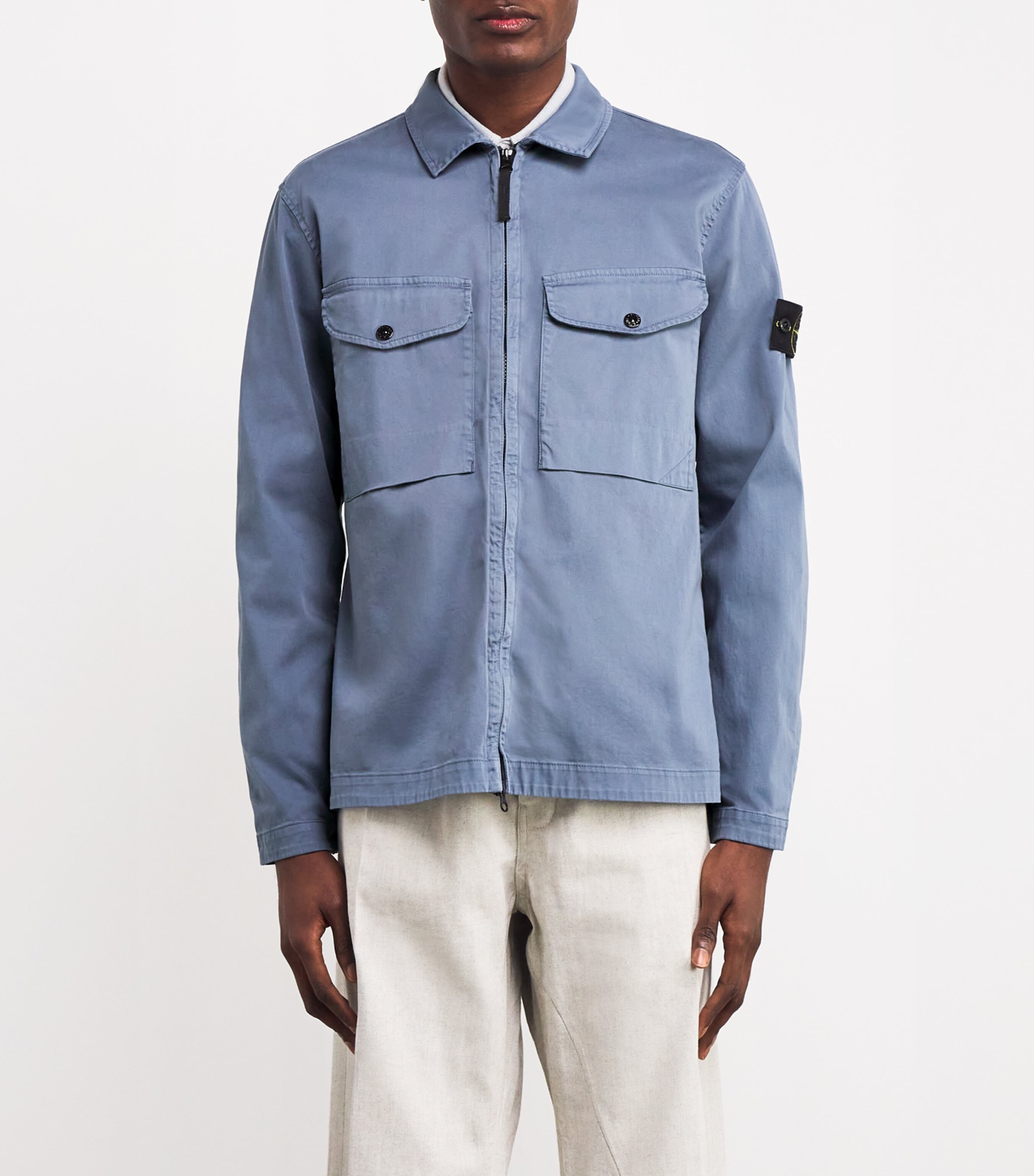 Stone Island Stretch-Cotton Compass Logo Overshirt | Harrods US Stone Island Stretch-Cotton Compass Logo Overshirt | Harrods US