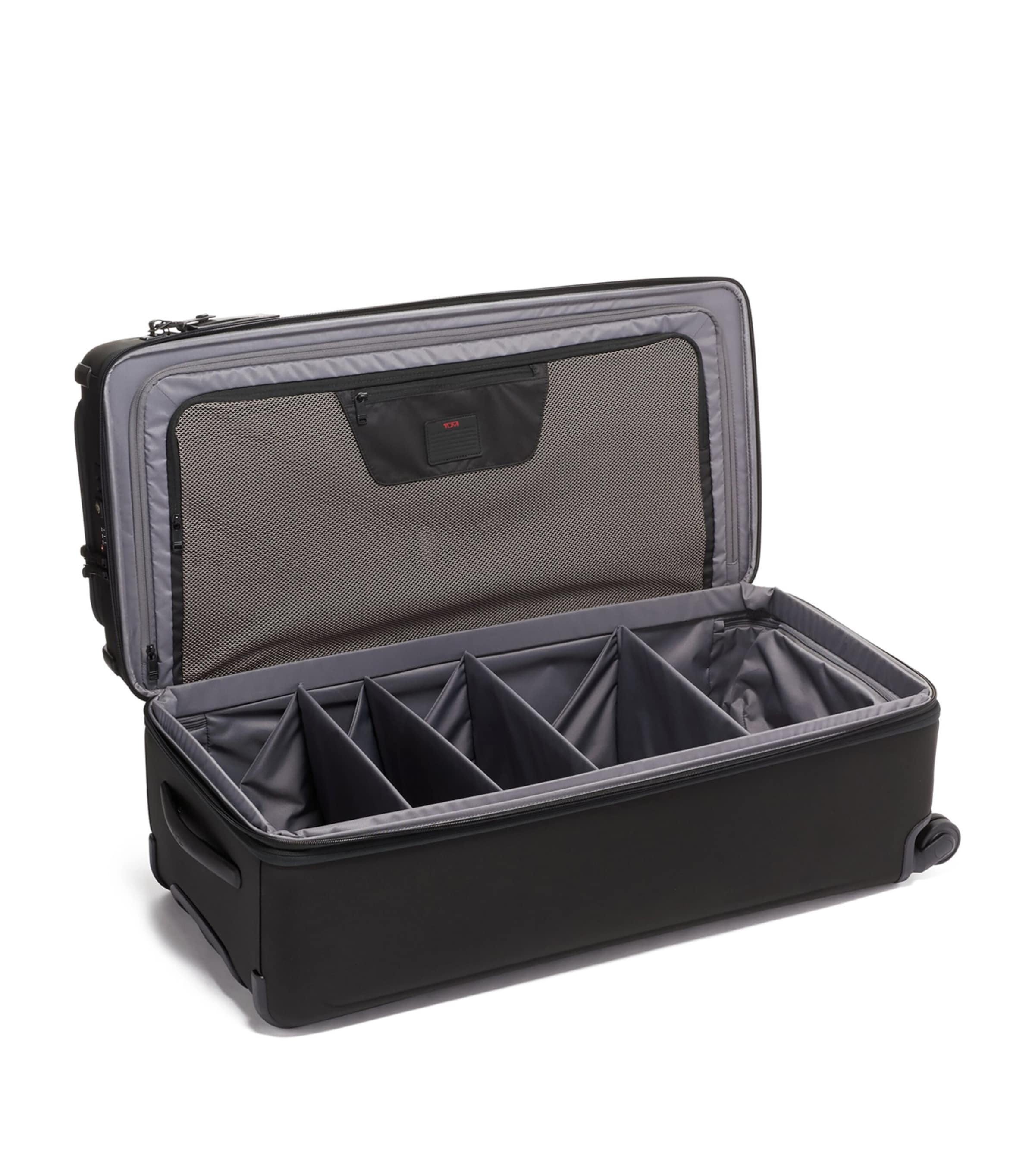 Alpha 3 Tall 4-Wheel Duffle Packing Case (86.5cm) BLACK Image 2