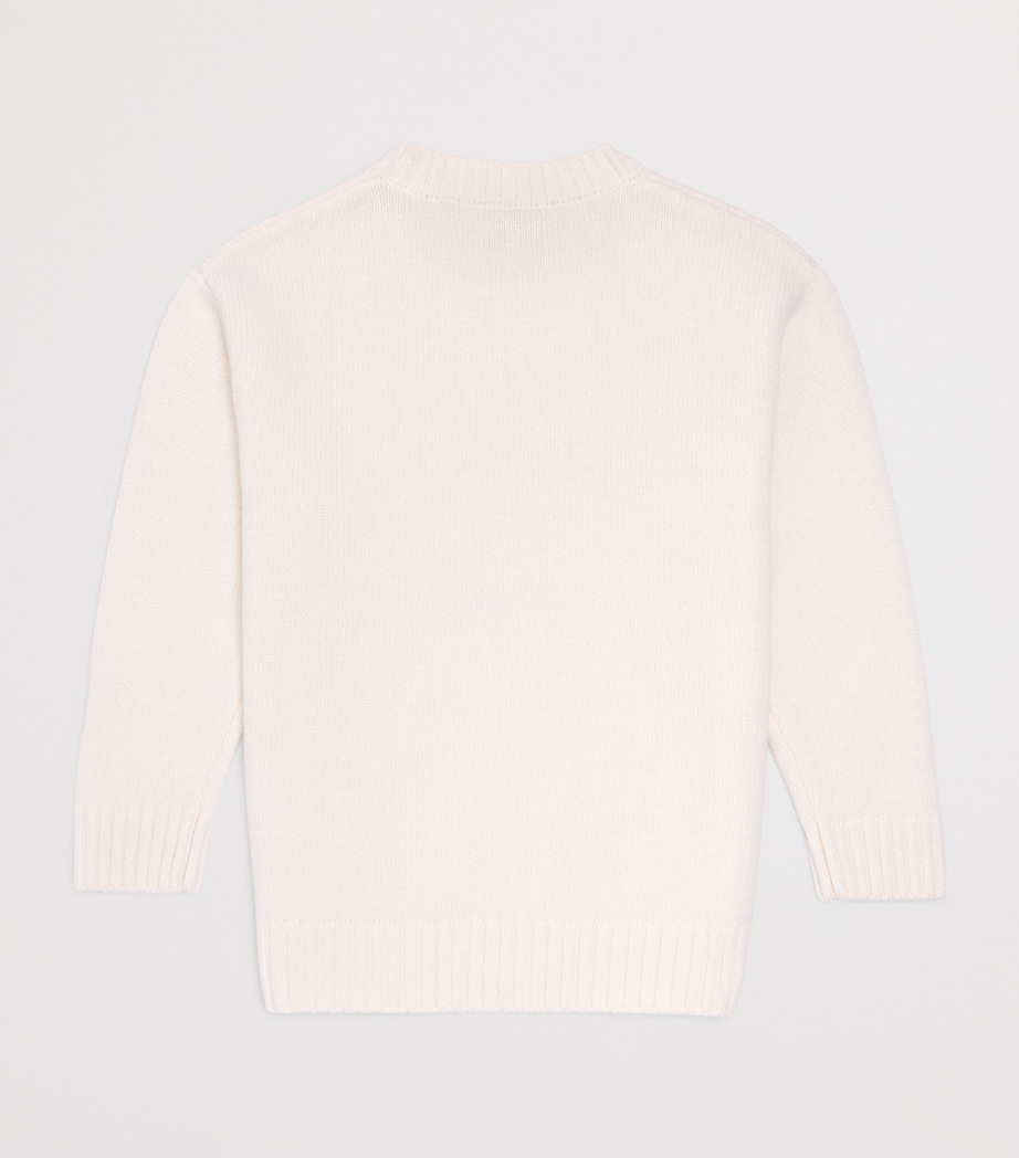 Givenchy Kids Wool-Cashmere Logo Sweater (4-12+ Years) Image 2