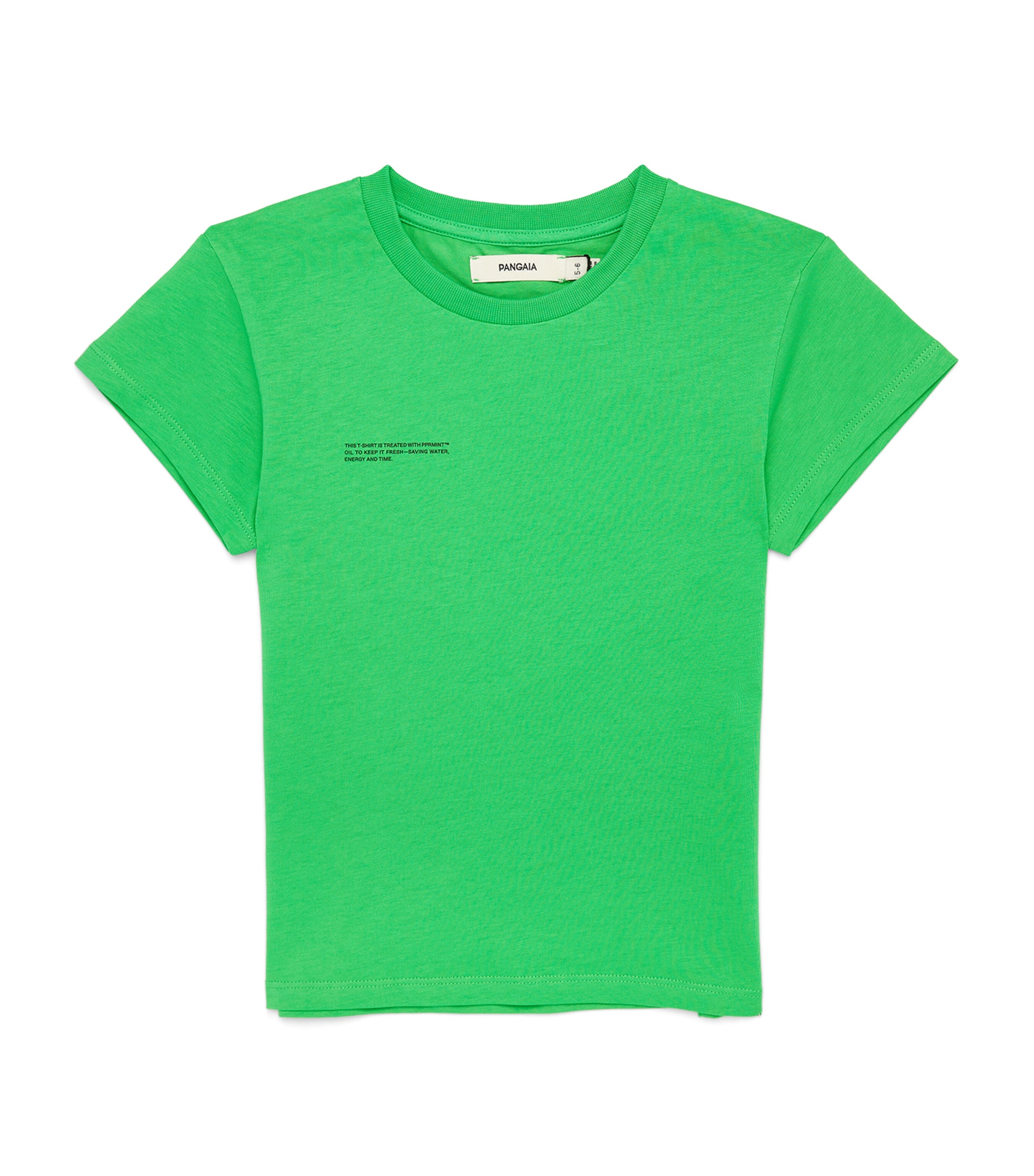 Pangaia Kids' Organic Cotton Pprmint T-shirt In Green