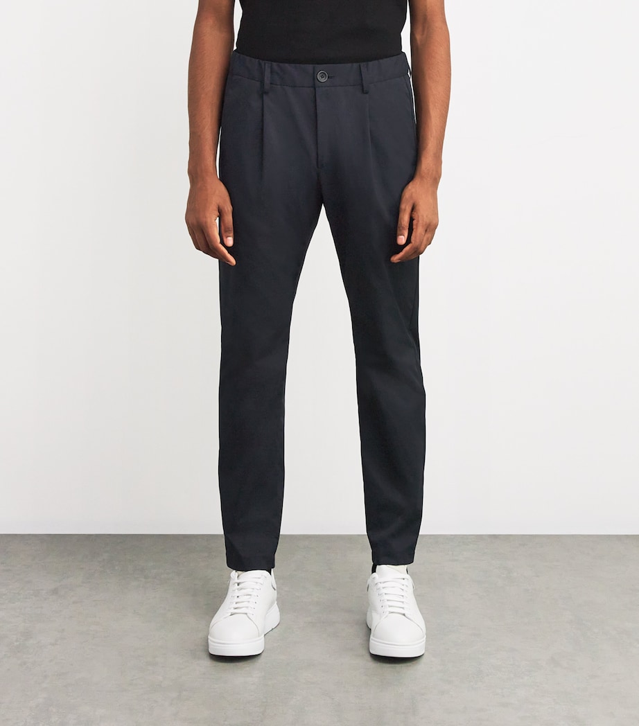 Technical Slim Chinos 9300NERO Image 3