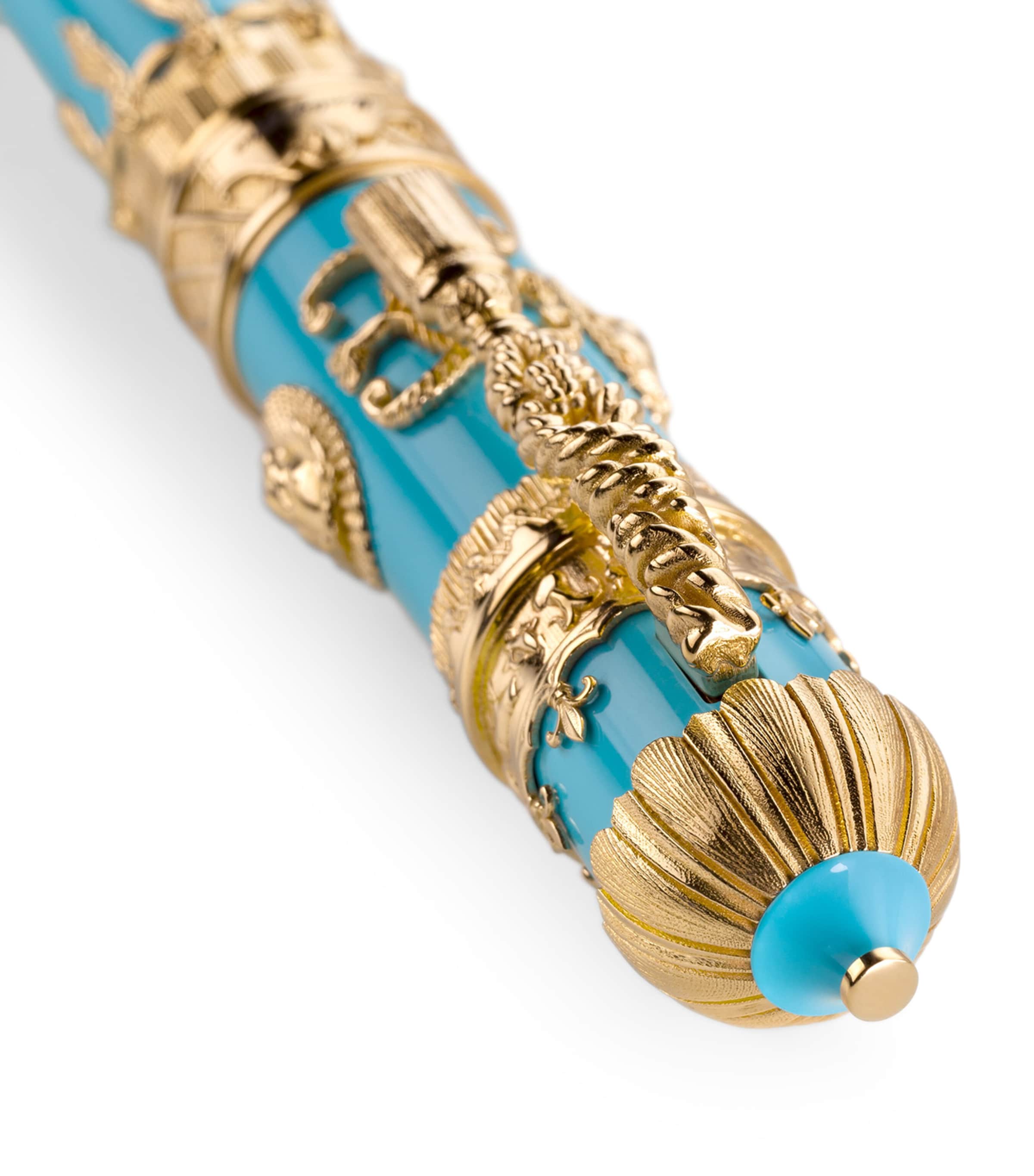 Resin and Yellow Gold Montgolfier Fountain Pen MULTI Image 5