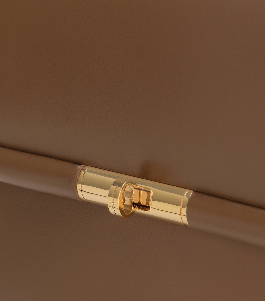 Leather Marlene Shoulder Bag 8Z093-CARAMELLO Image 6