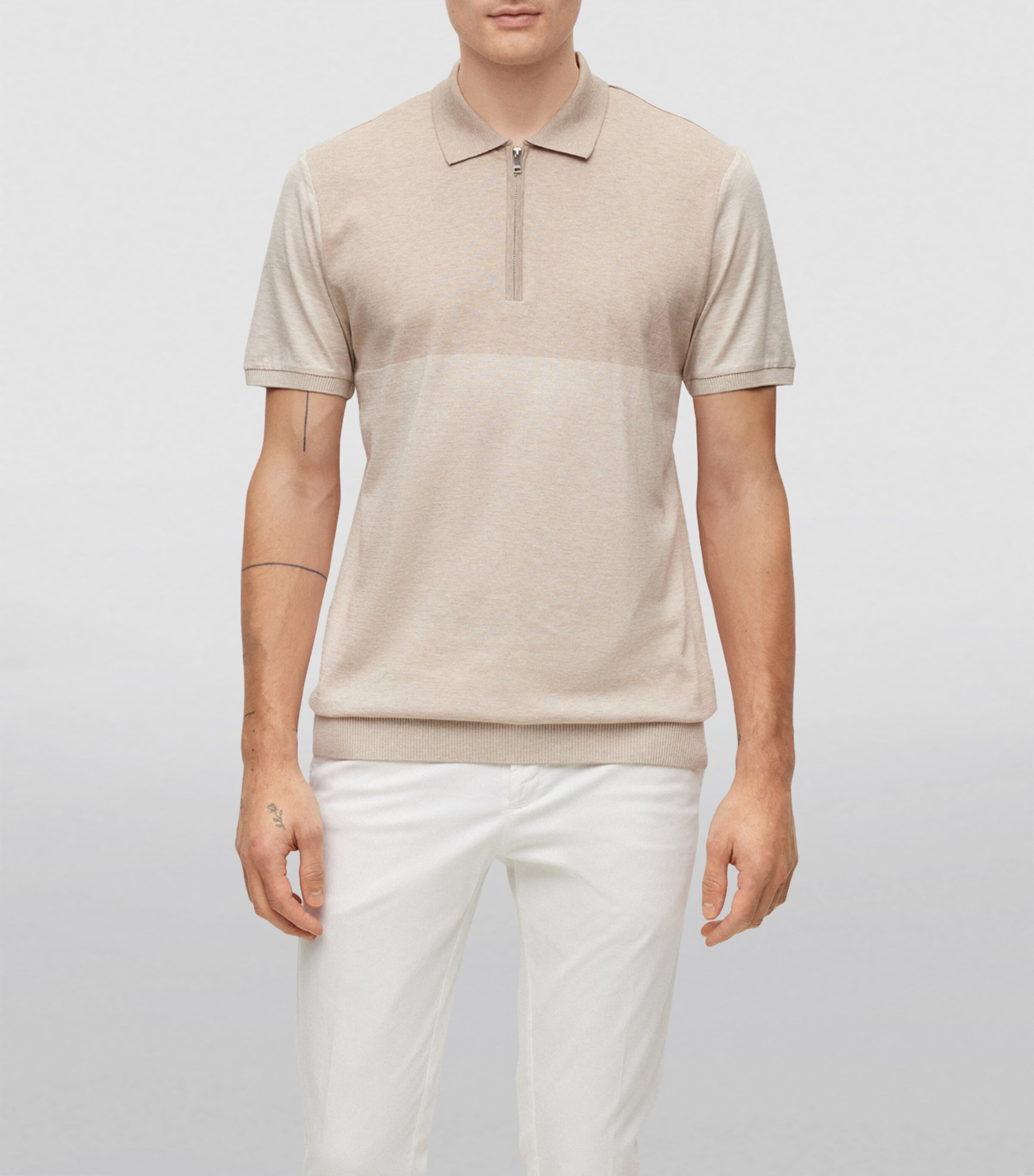 Cotton-Silk Polo Shirt 271 Image 3