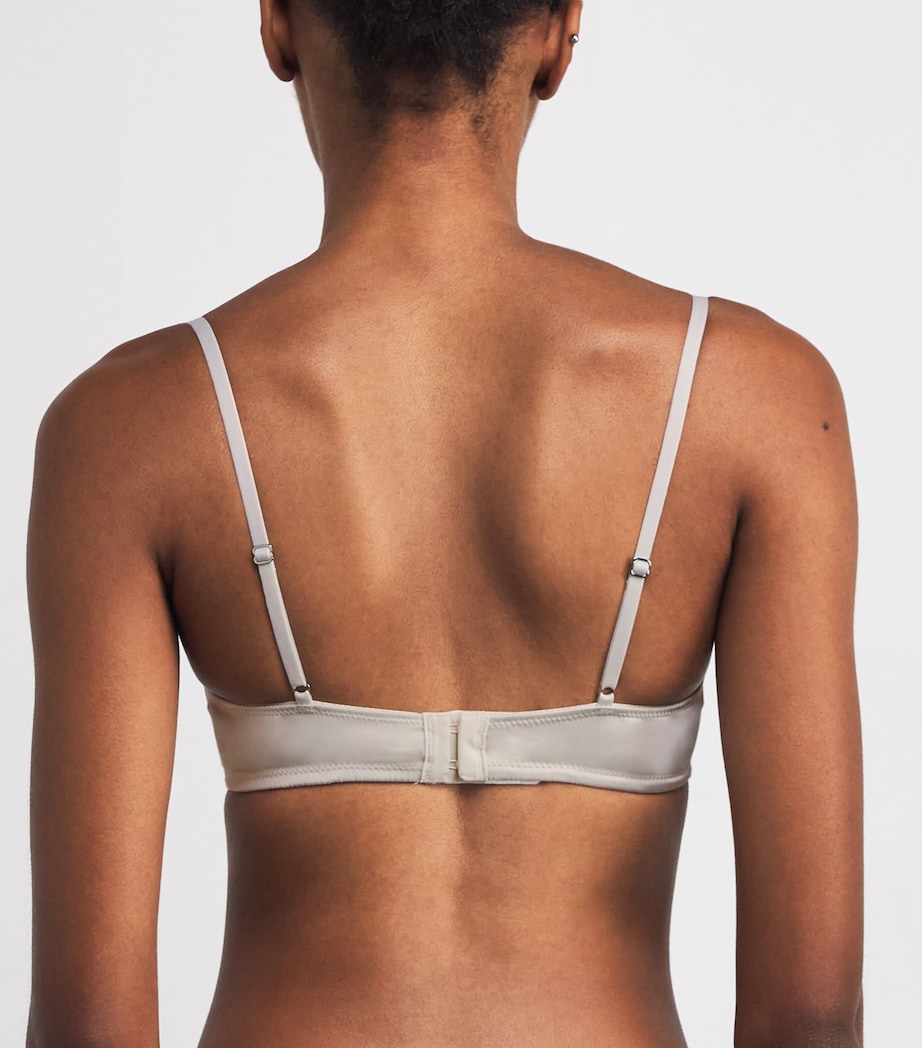 Satin Signature Bra CHALK Image 3