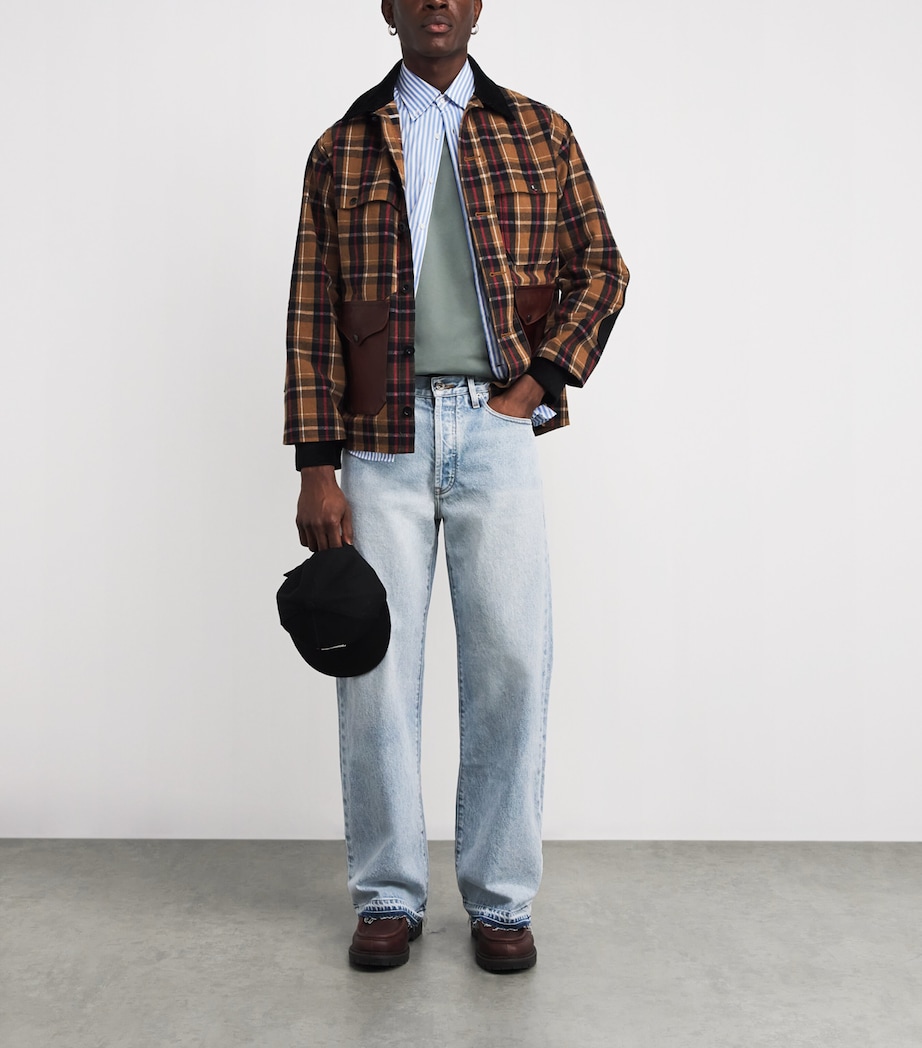 Cotton Back Emblem T-Shirt SAGE/ECRU Image 2