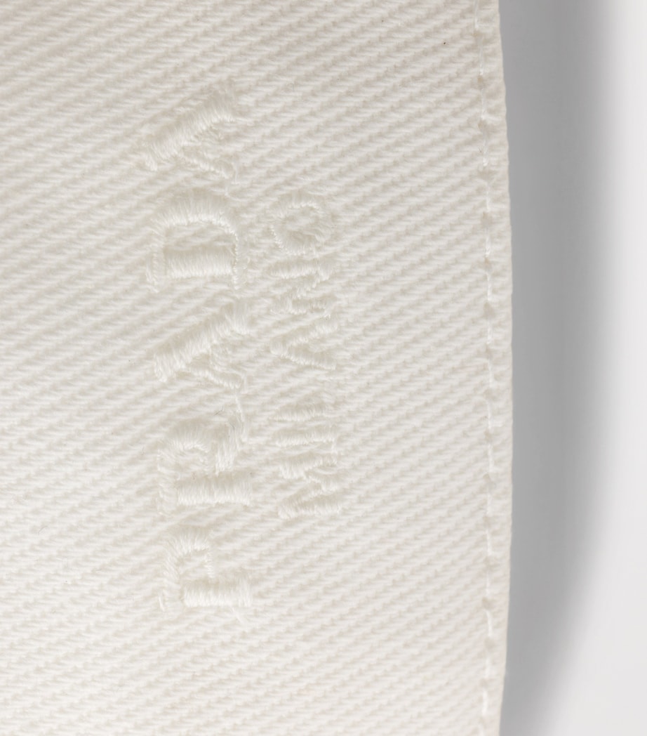 Prada Cotton Drill Baseball Cap White Image 3