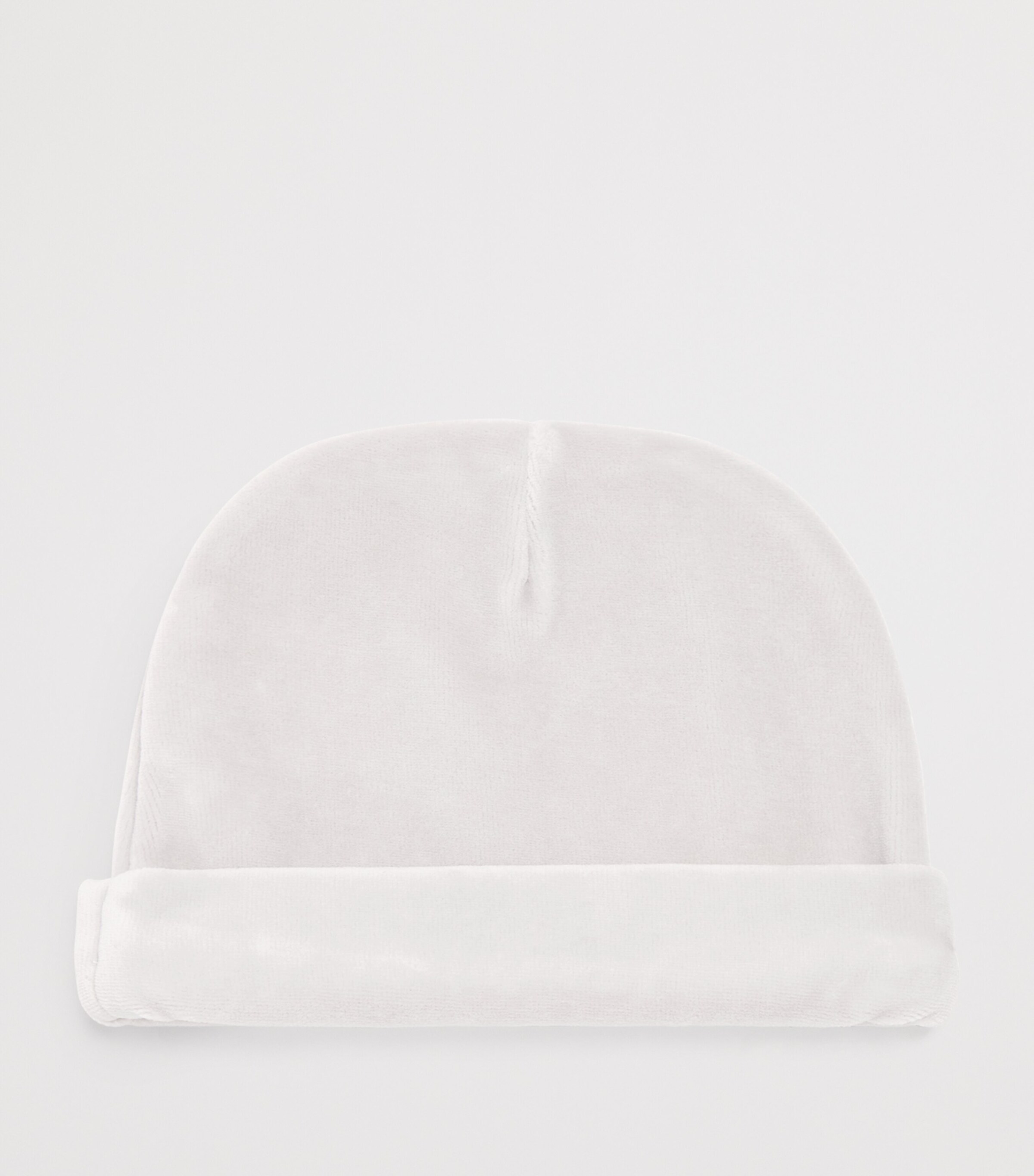 Cotton-Blend Beanie 21GRIS CLAIR Image 2