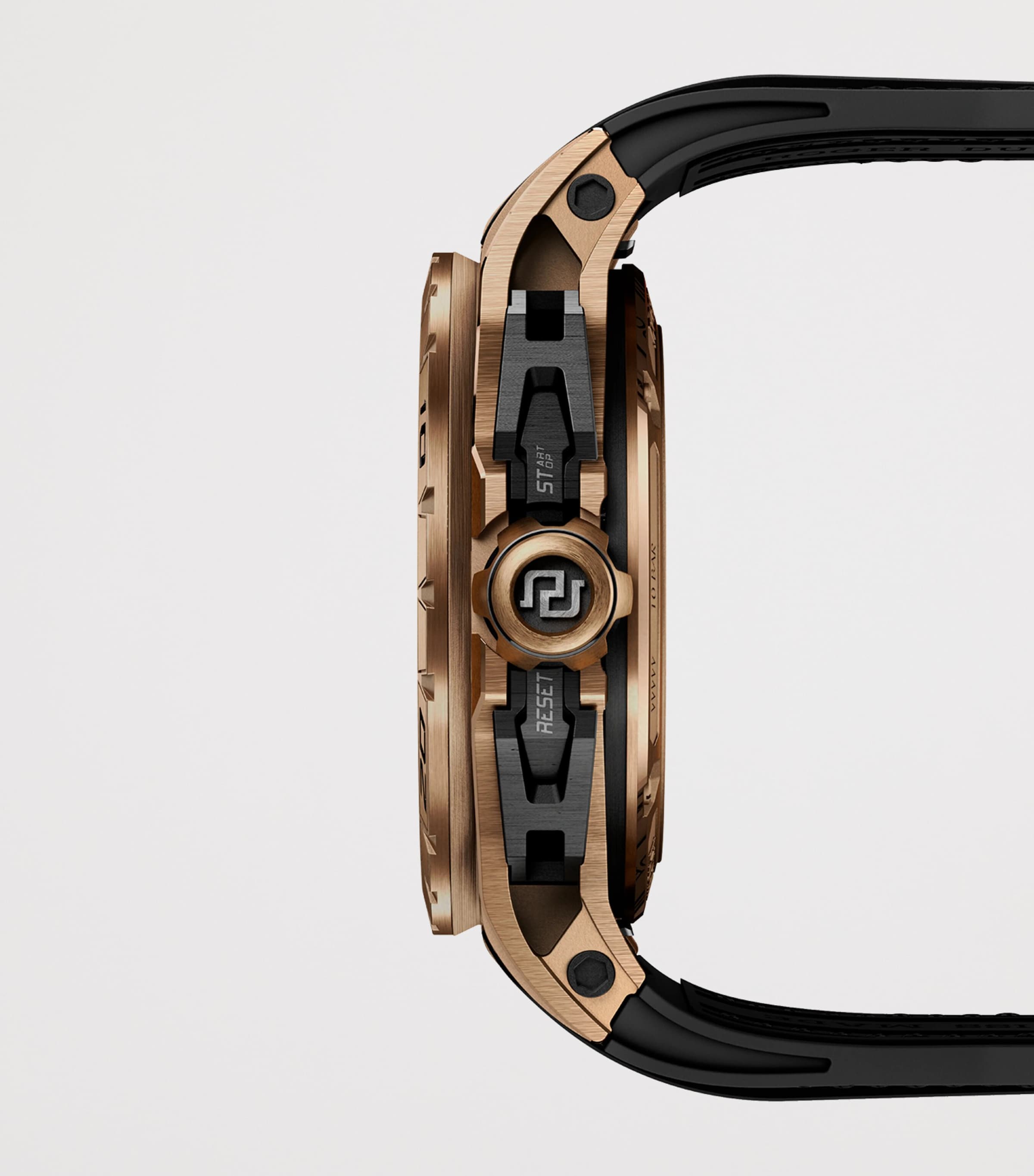Roger Dubuis Rose Gold  Excalibur Spider Flyback Chronograph Watch 45mm Black Image 3