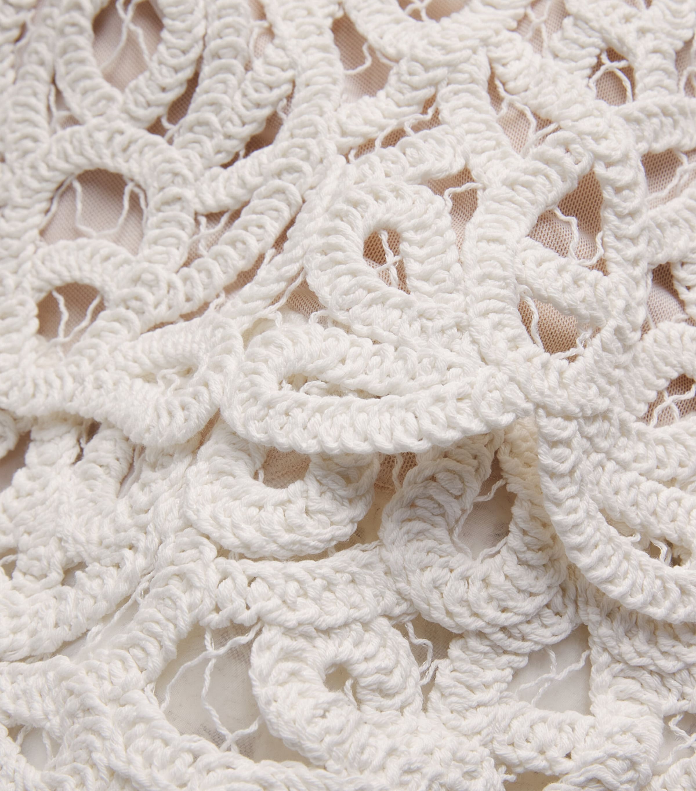 Simkhai Womens Lace Lina Mini Dress White Image 2