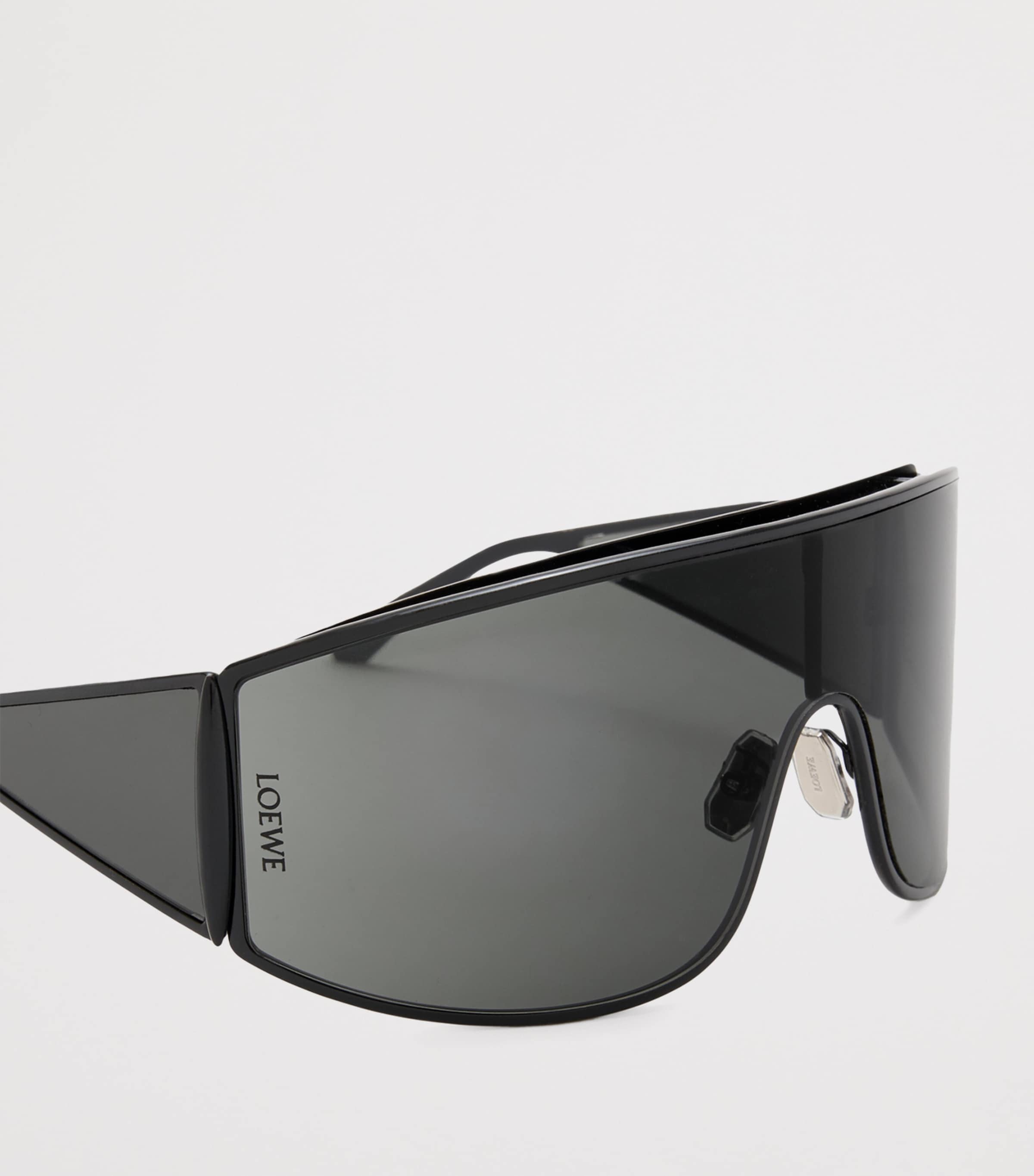 LOEWE Metal Speed Shield Sunglasses Black Image 3