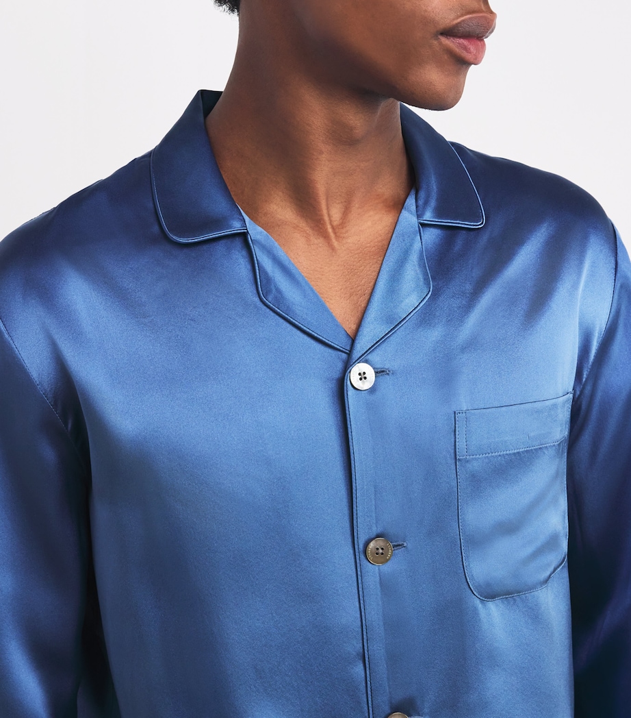 Silk Pyjama Set BLUE Image 6