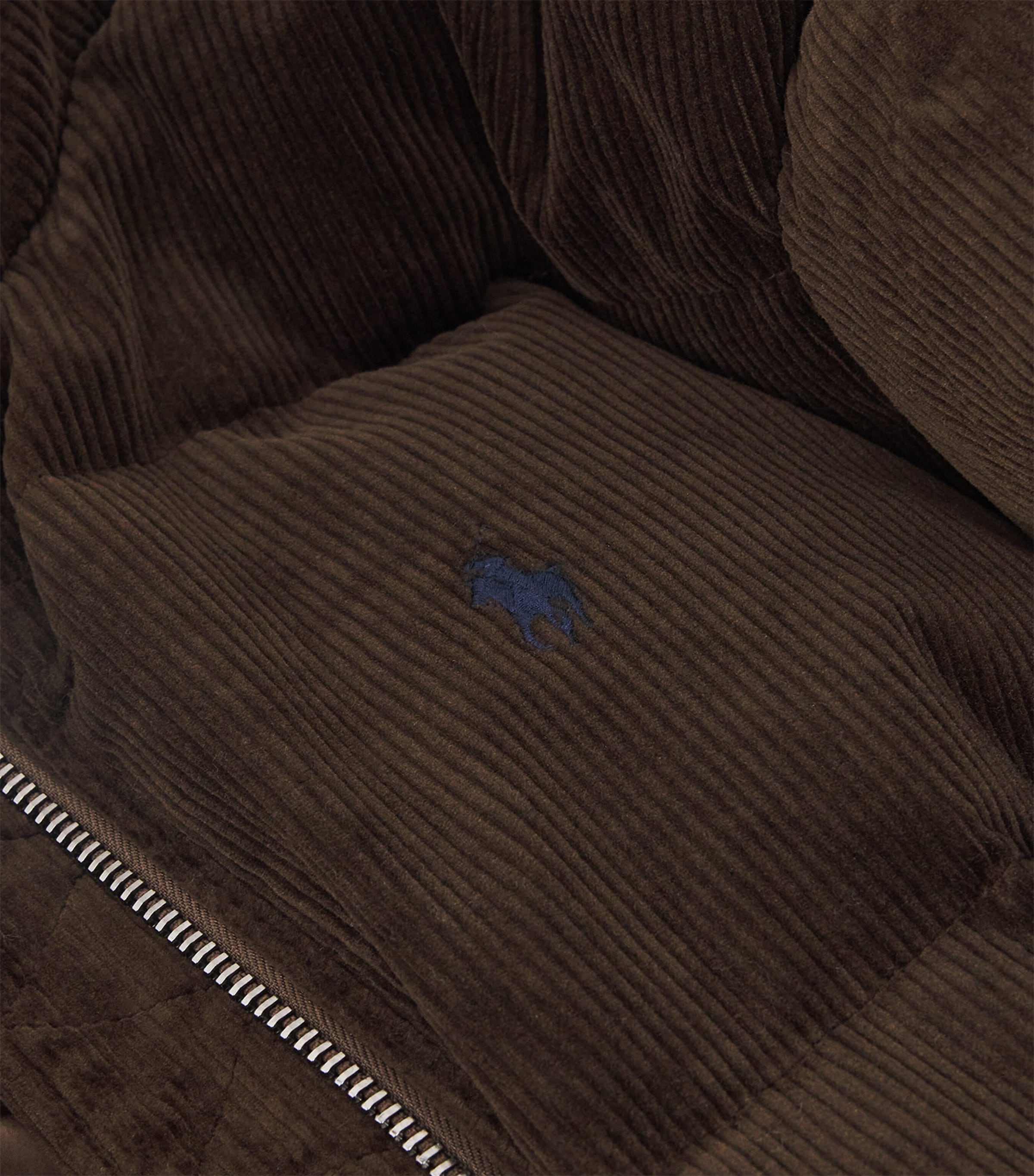 Stretch-Cotton Corduroy Puffer Jacket DARK BEECH Image 5