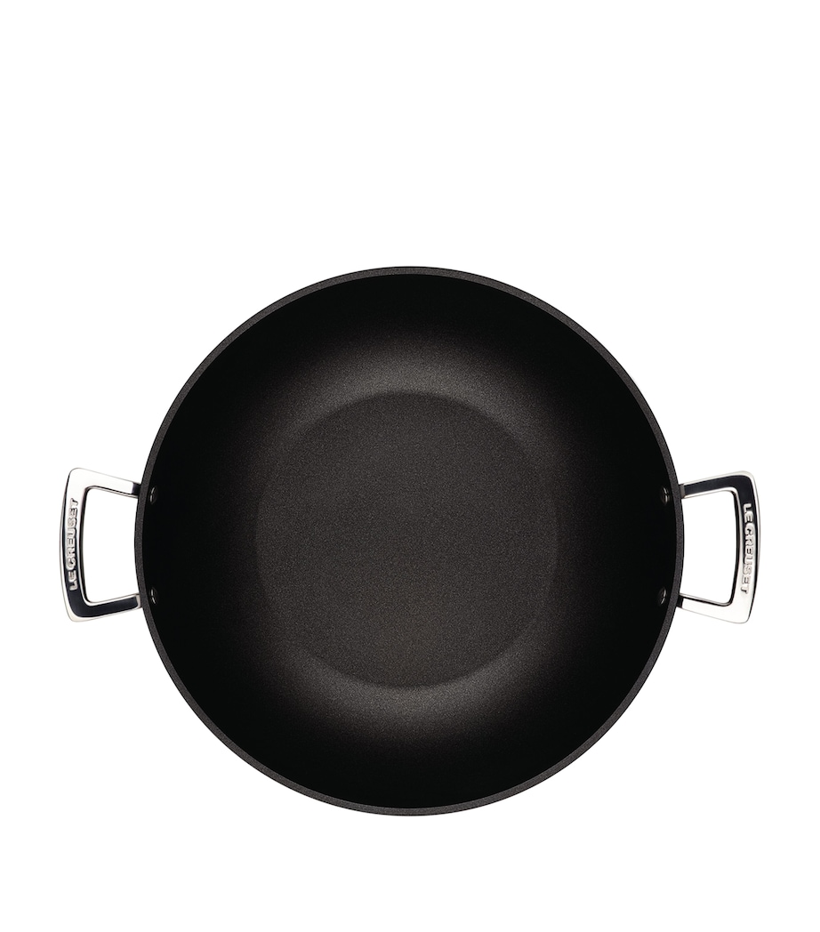 Toughened Non-Stick Wok (32cm) BLACK Image 3