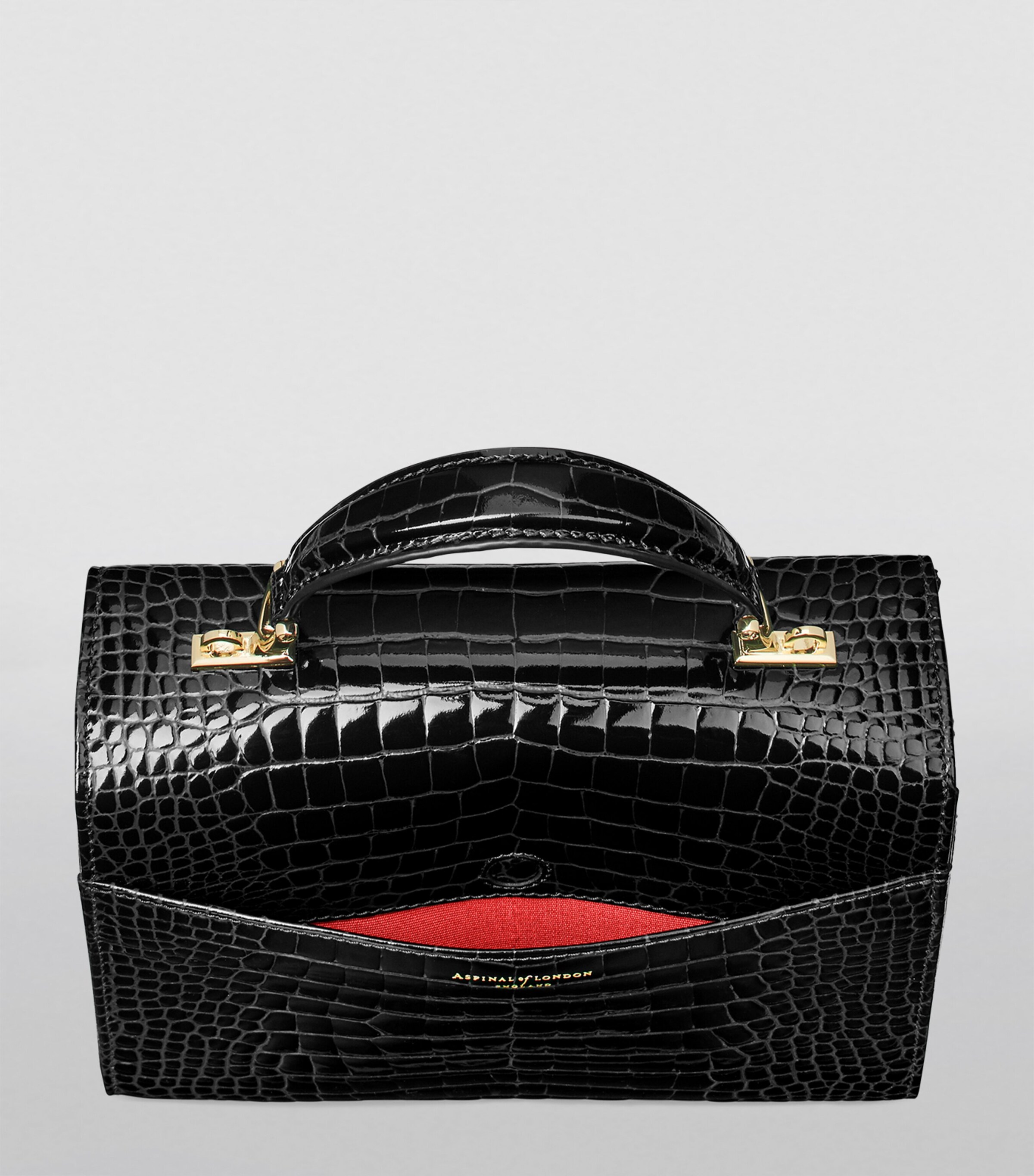 Aspinal Of London Mayfair Top-Handle Bag Black Image 9