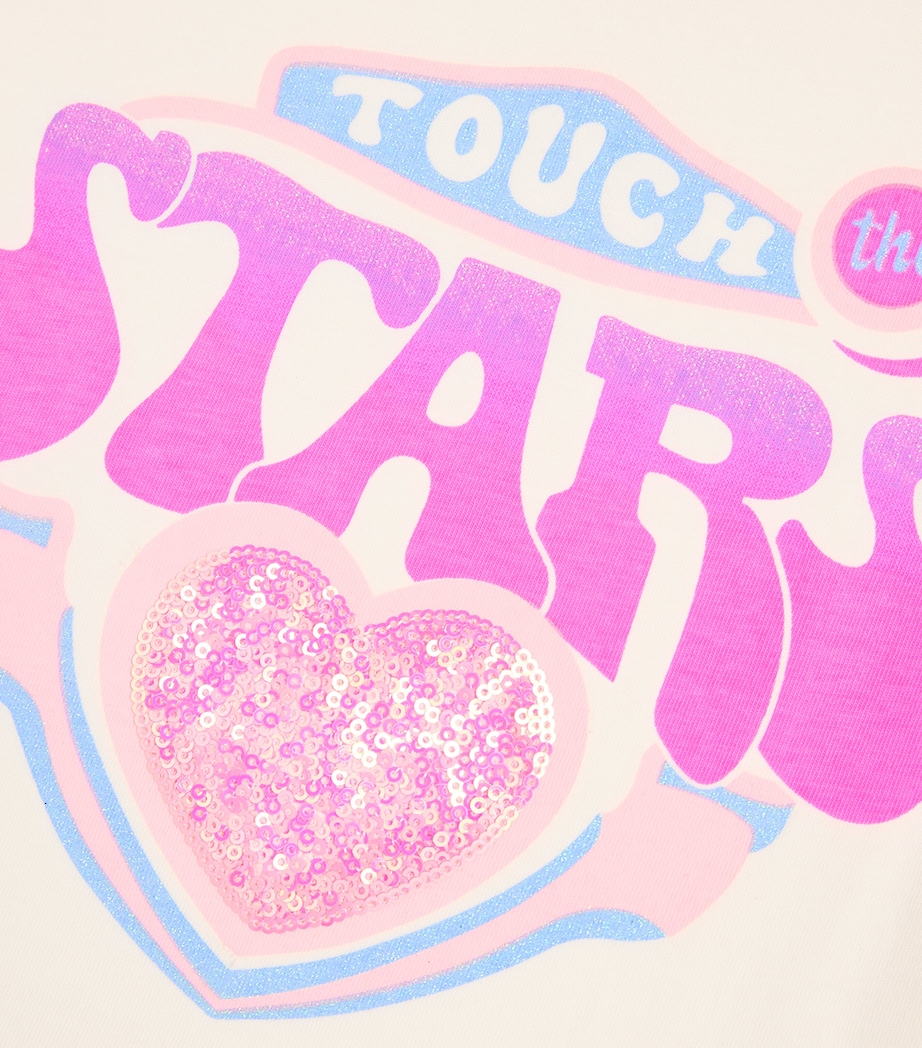 Touch the Stars T-Shirt (2-6 Years) IVORY Image 3