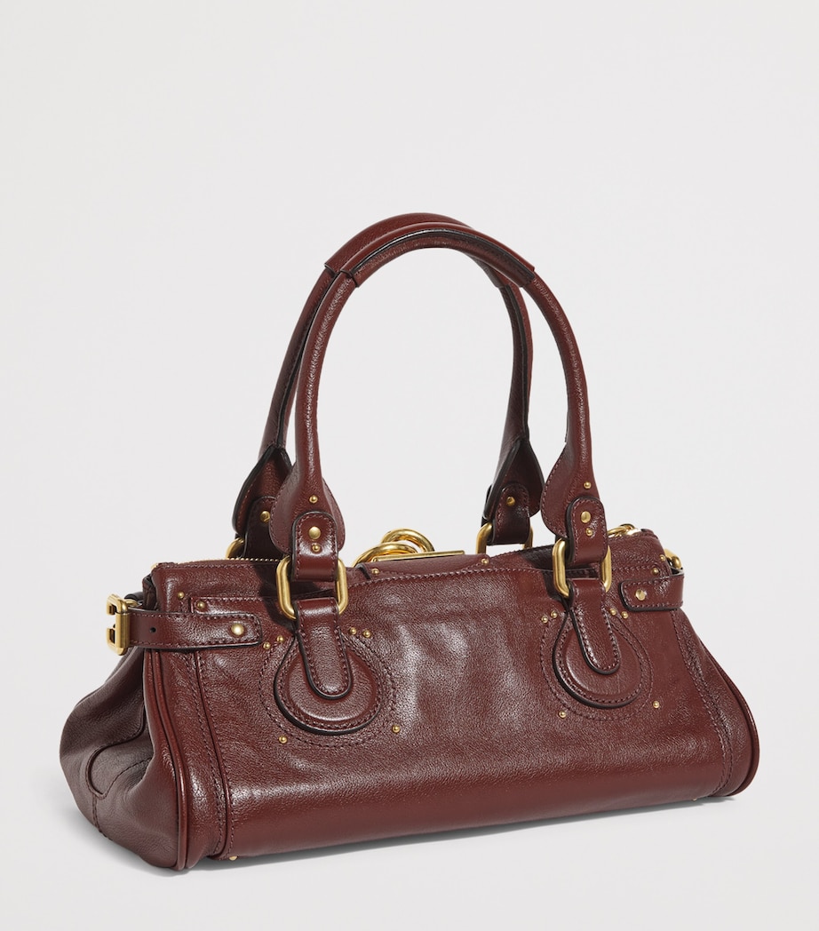 Leather Paddington Shoulder Bag CRAFTY BROWN Image 3