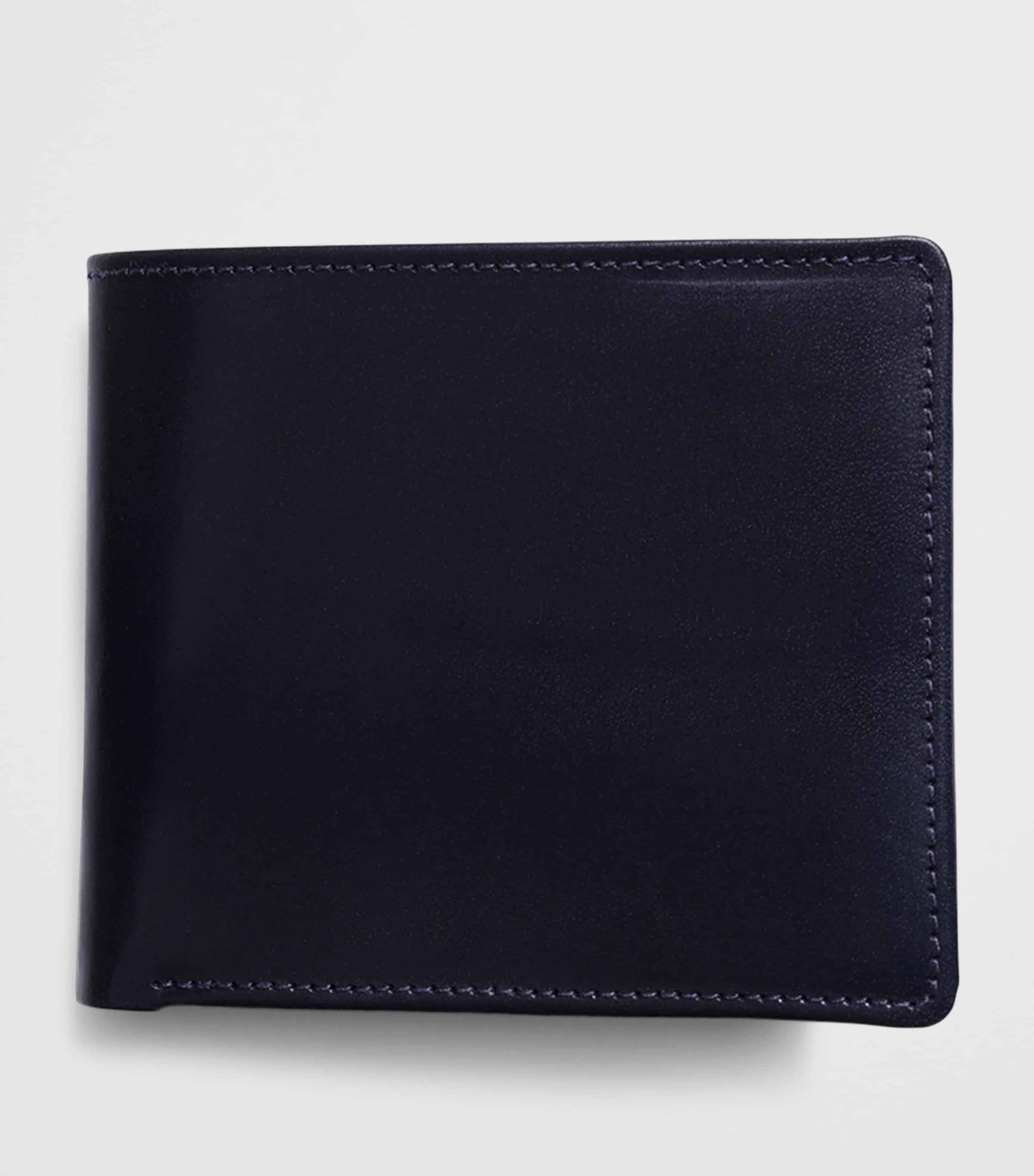 Leather Bifold Wallet NAVY/NAVY Image 2