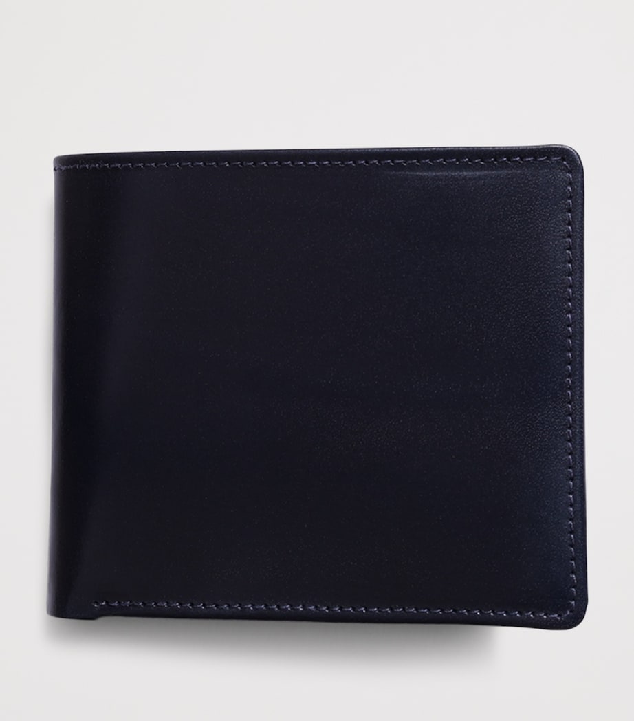 Leather Bifold Wallet NAVY/NAVY Image 2