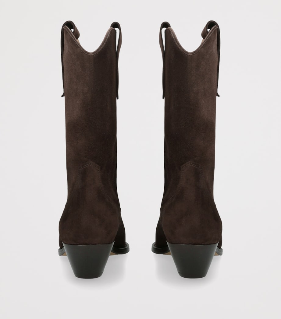 Isabel Marant Suede Duerto Cowboy Boots 40 Dark Brown Image 2