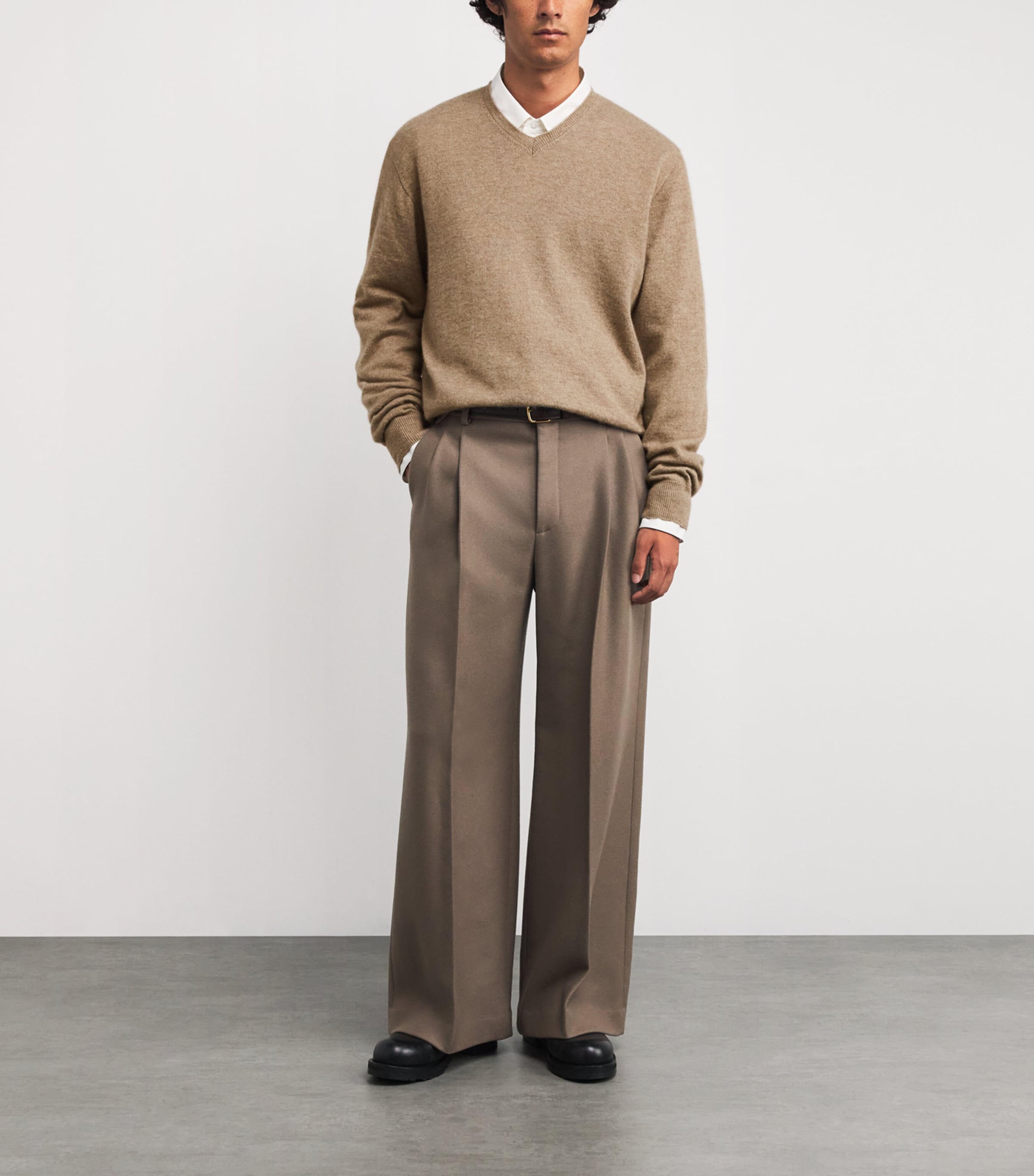 Rod Cashmere Sweater TAUPE Image 2