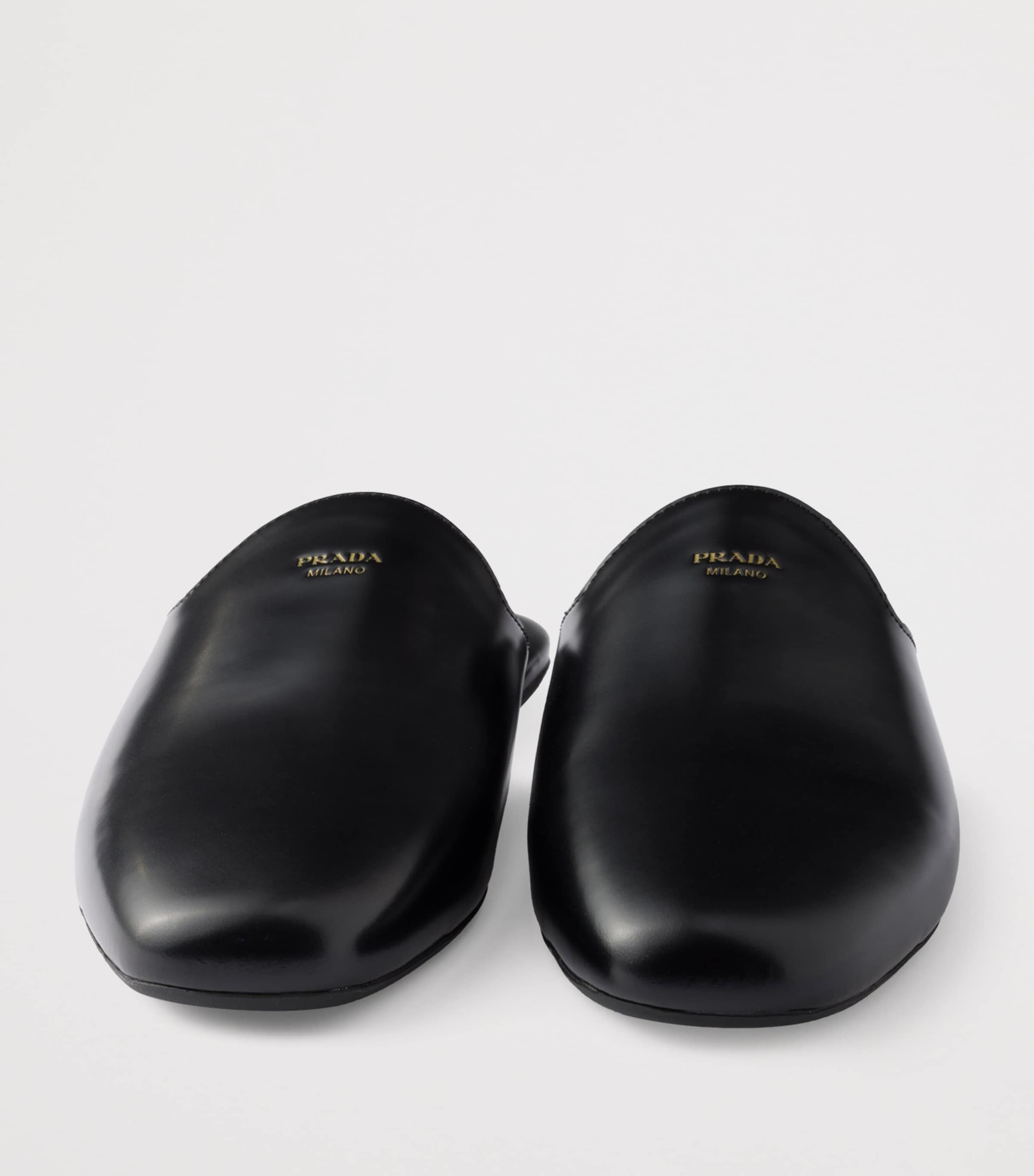 Leather Flat Mules F0002 Image 5