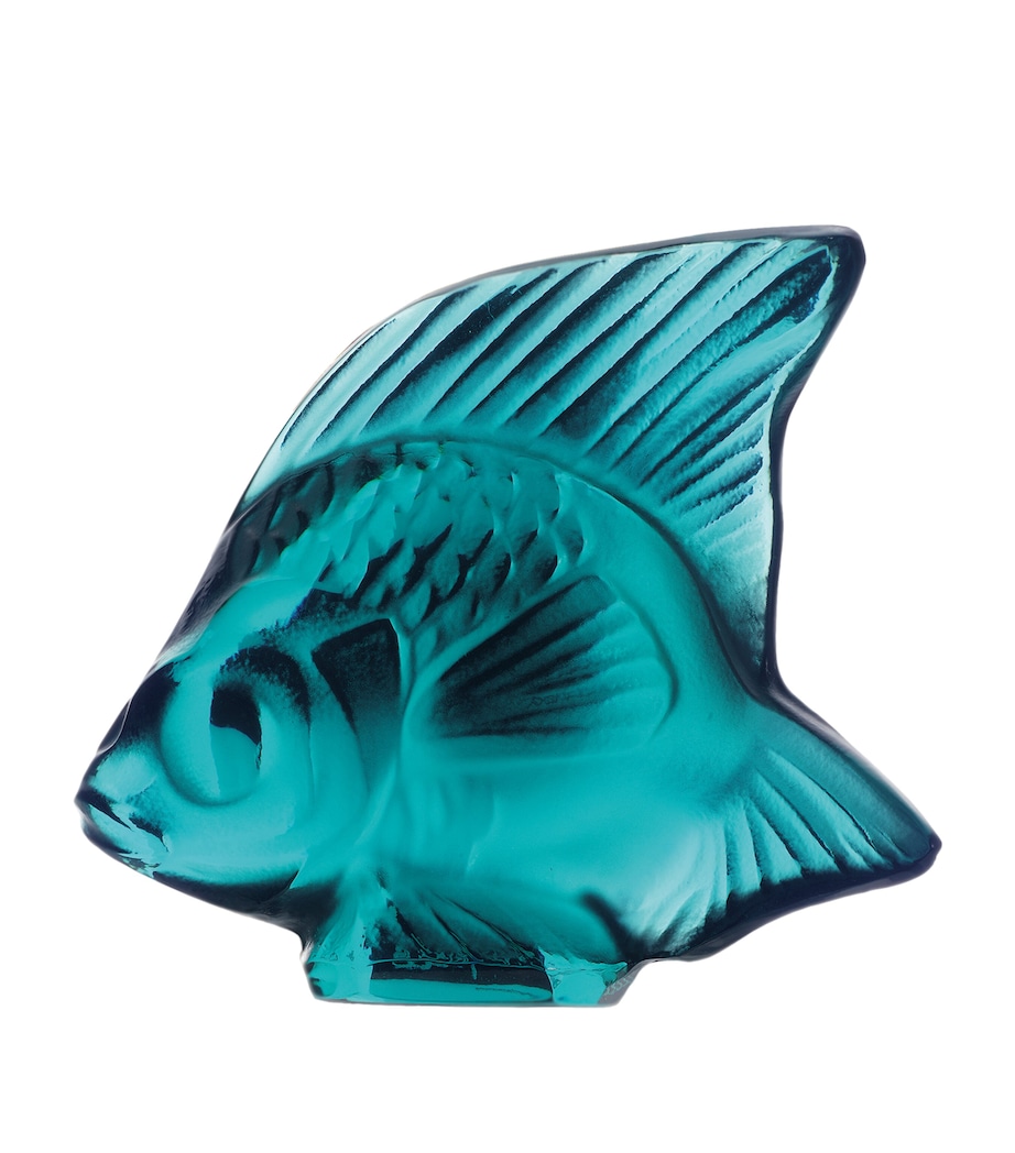 Crystal Fish Sculpture TURQUOISE Image 1