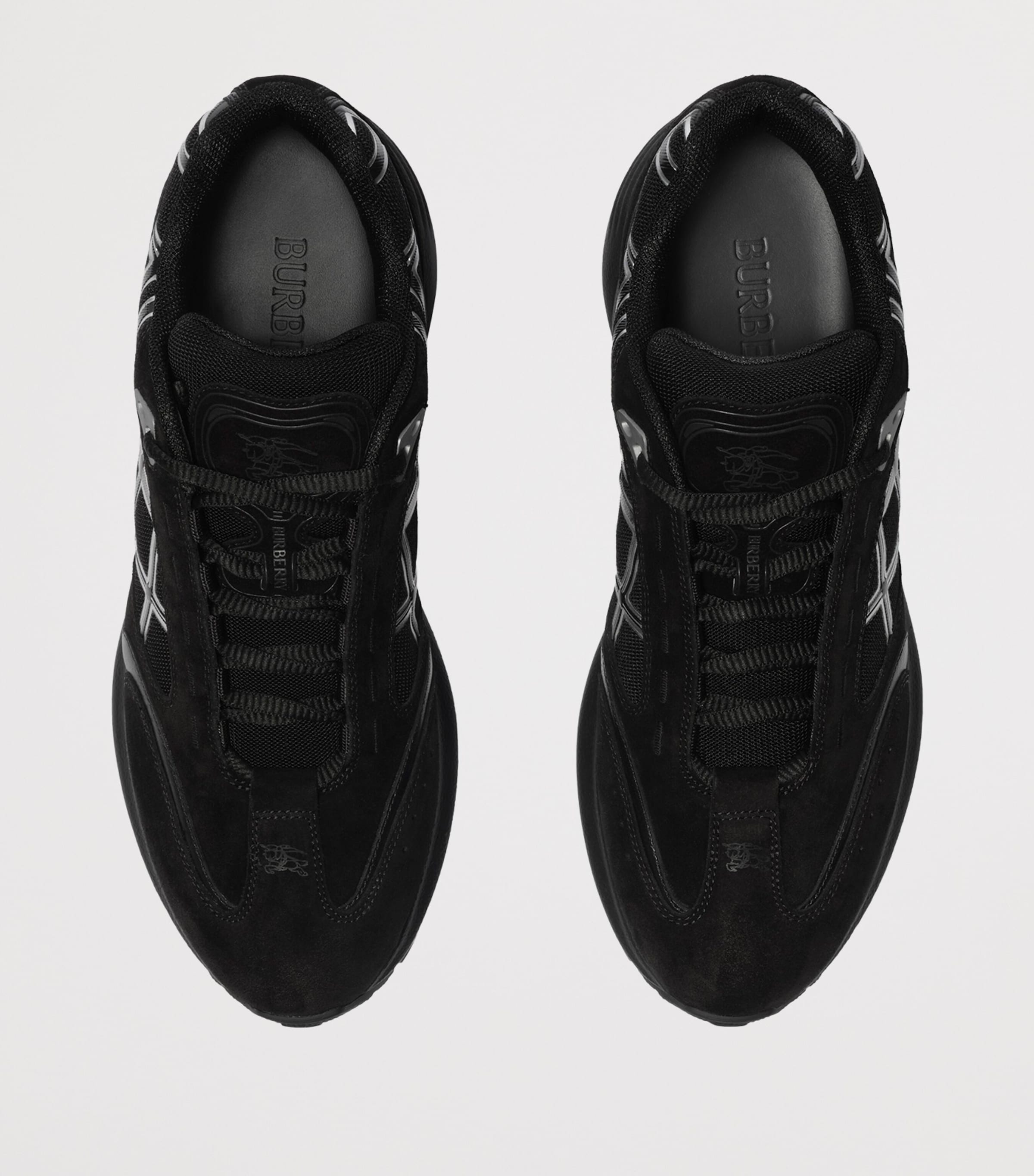 Burberry Mens Eclipse Sneakers Black/black Image 4
