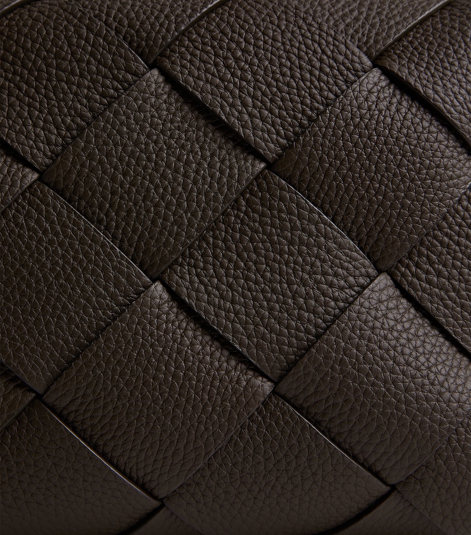 Leather Intreccio Diago Cross-Body Bag 2145 Image 5