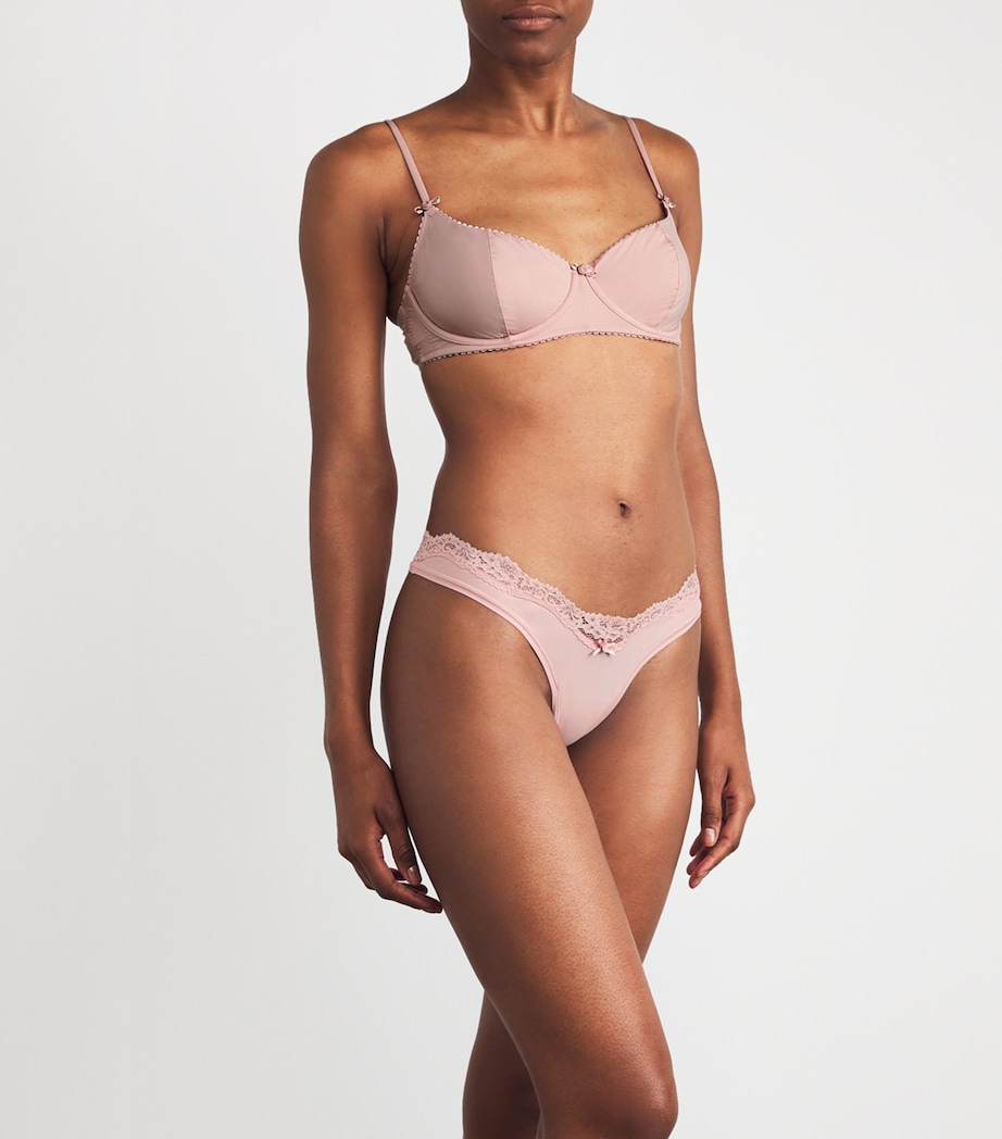 Vintage Shapewear Unlined Demi Bra MORGANITE Image 2