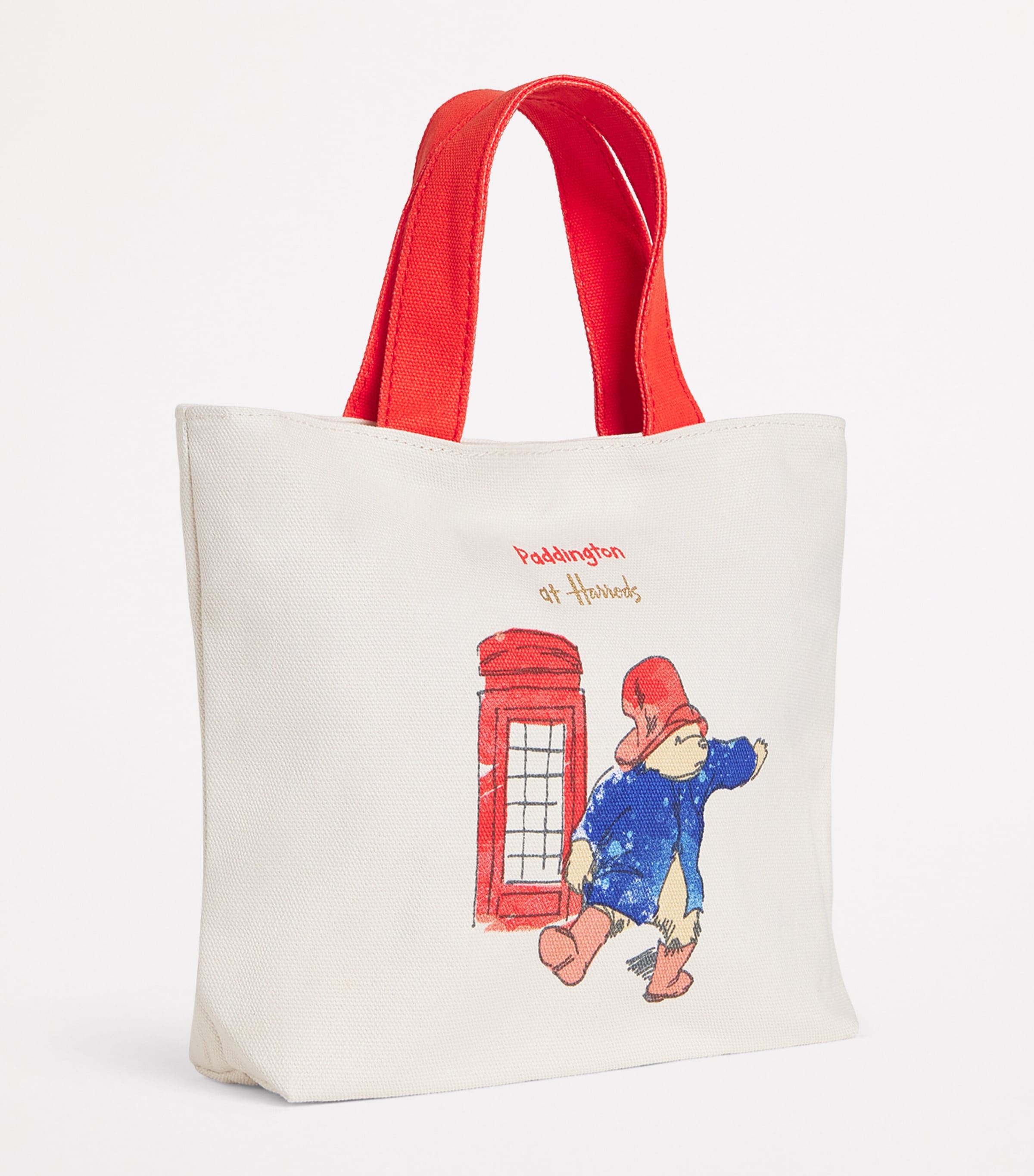 Harrods Mini Paddington Tote Bag Blue Image 2
