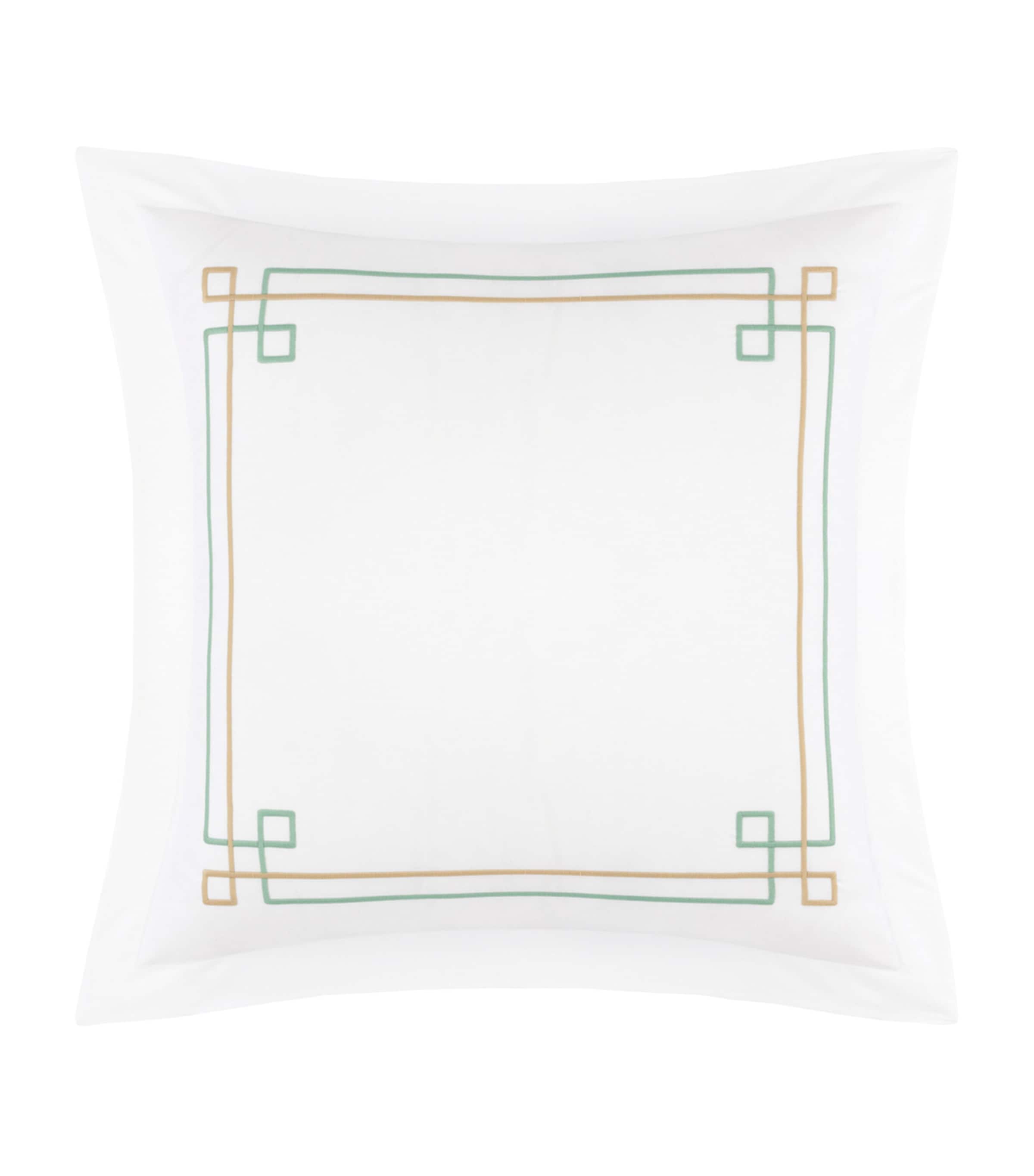 Yves Delorme Villa Square Oxford Pillowcase (65cm x 65cm) Multicoloured Image 1