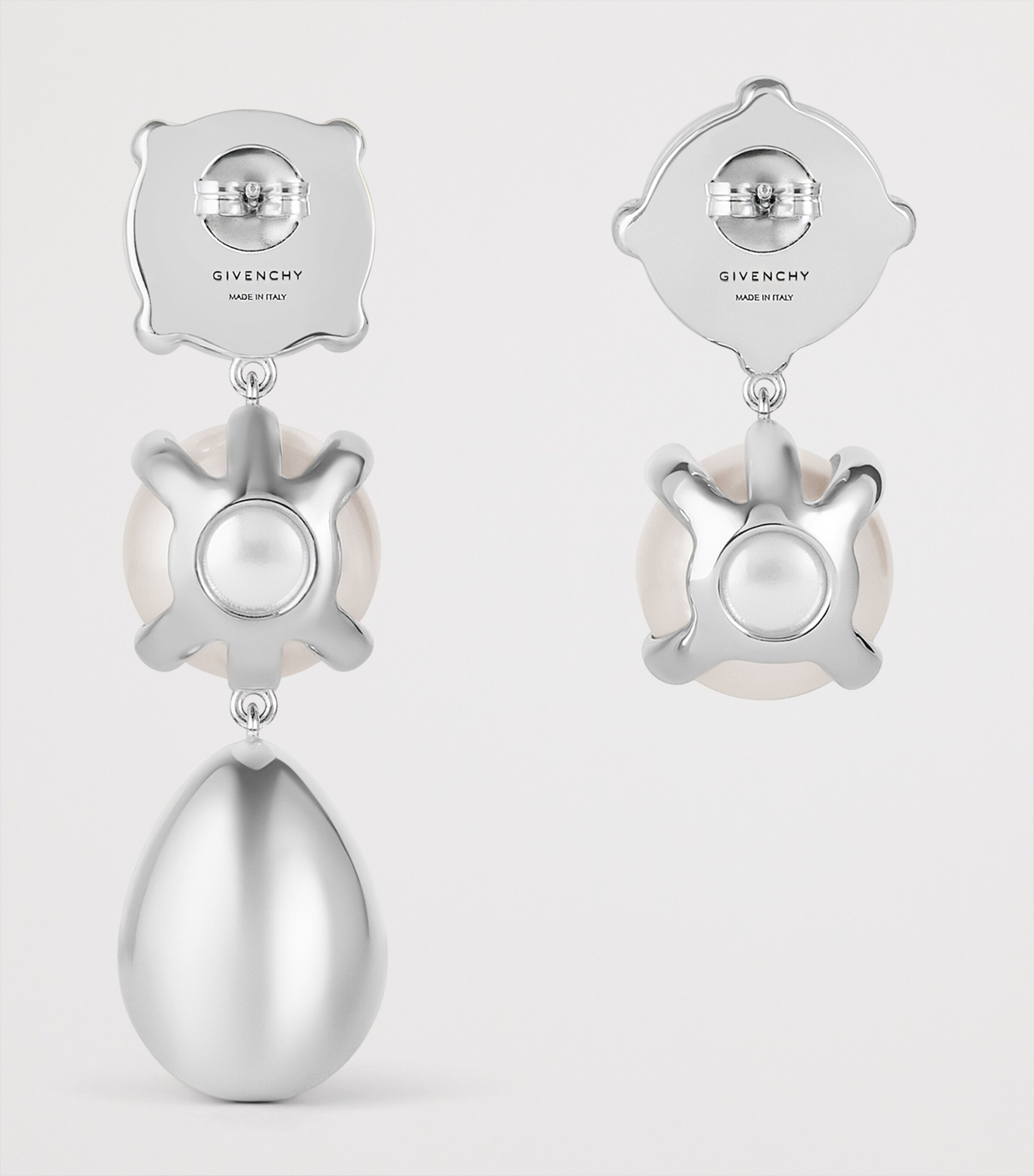 Givenchy Faux Pearl Earrings White/silvery Image 4