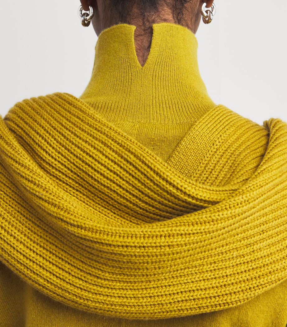 Cashmere Rollneck Sweater AMBER Image 6