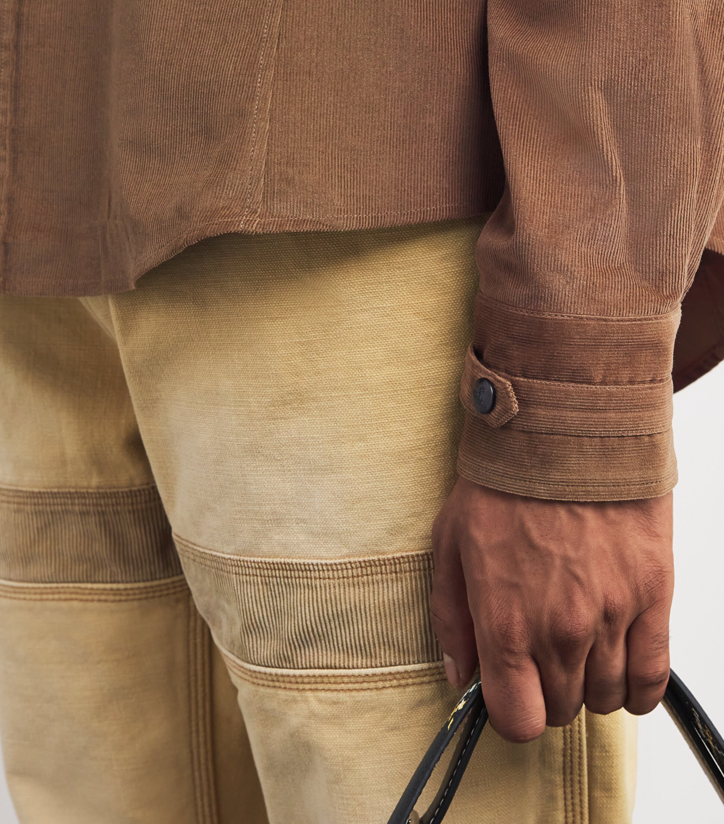 Organic Cotton Thomas Corduroy Overshirt D406 TOBACCO Image 6