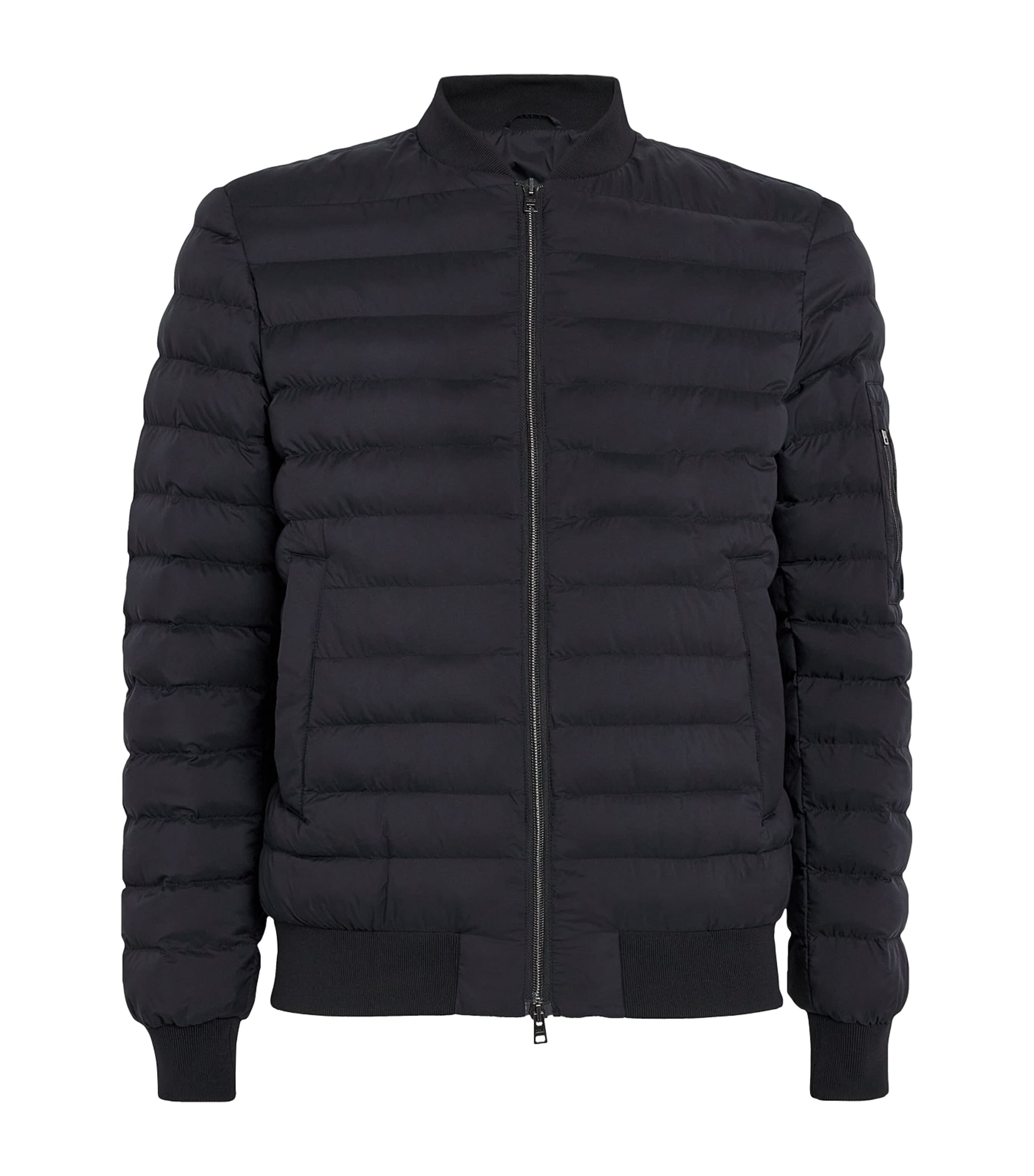 Padded Bomber Jacket 9300NERO Image 1