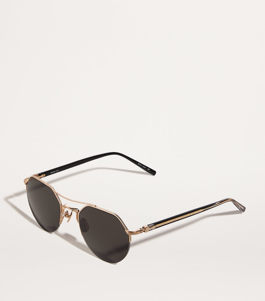 Matsuda M3141 Sunglasses Brushed Gold Image 2