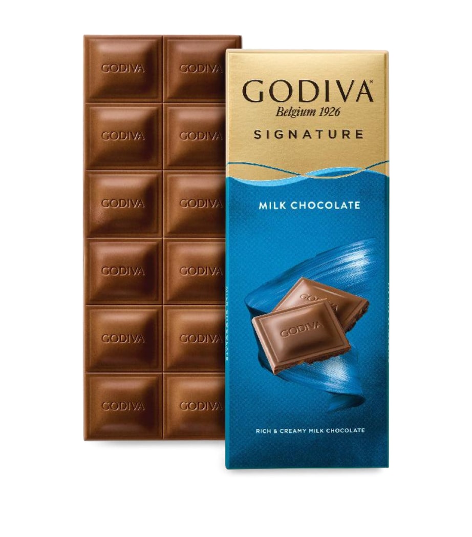 Godiva Milk Chocolate Tablet Bar Image 1