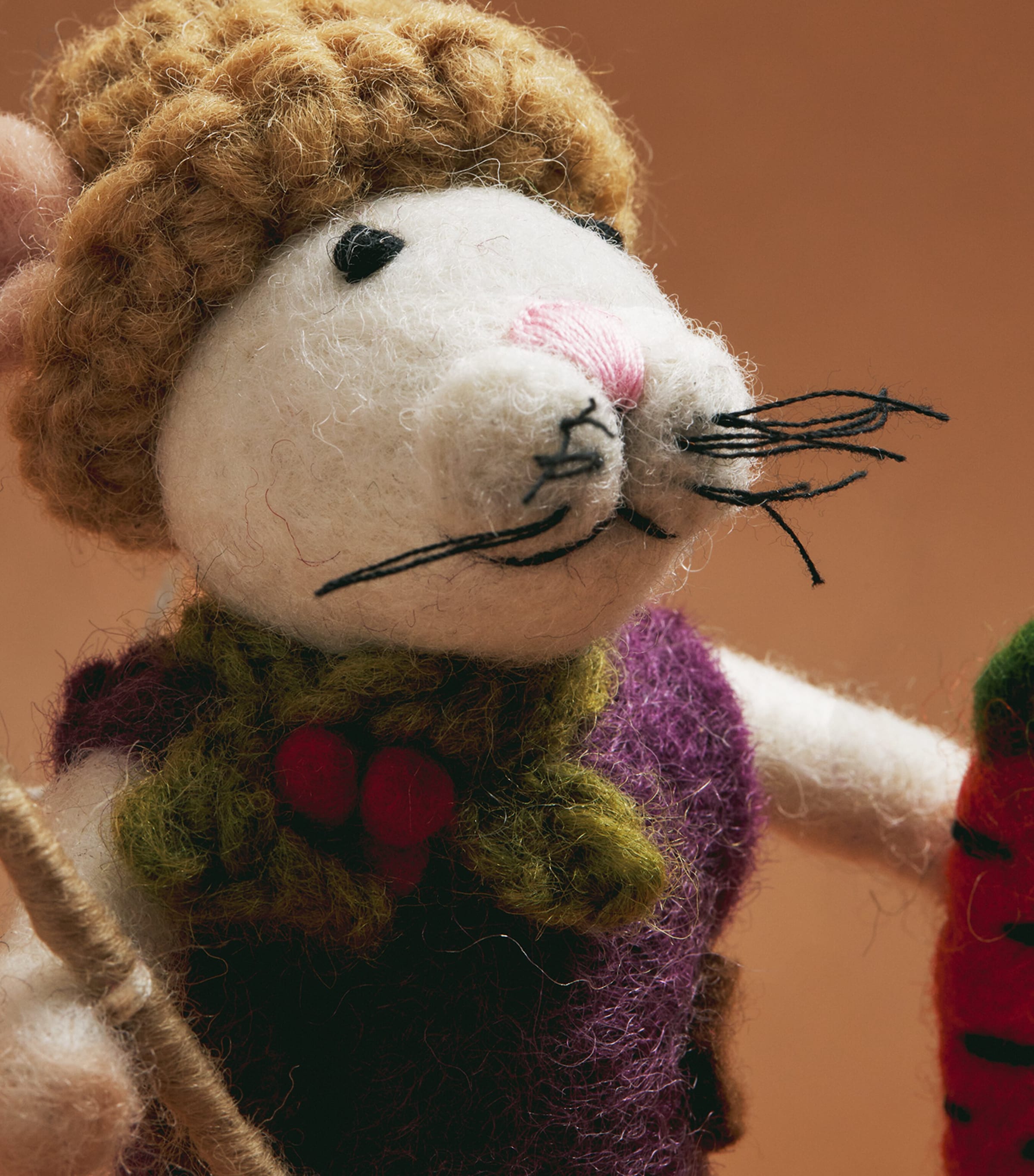 Harrods Gardener Mouse Tree Decoration Image 2