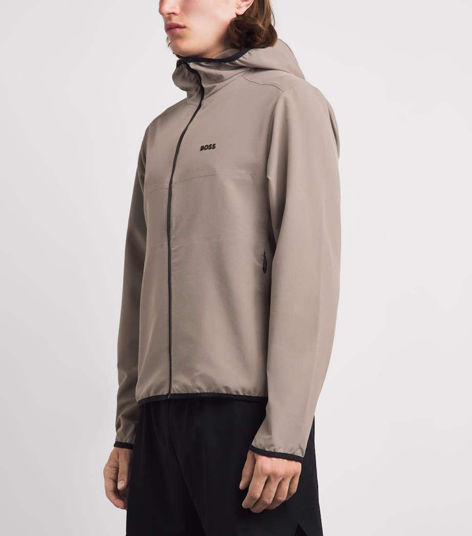 BOSS Mens Water-Resistant Commuter Pro Jacket Light Pastel Image 4