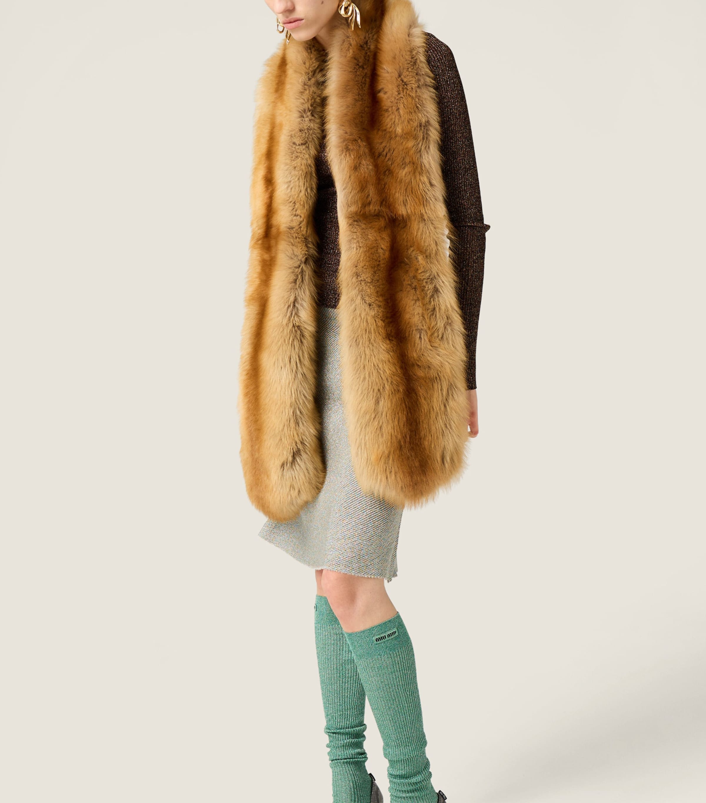 Lamé Ribbed Sweater F0005 Image 3