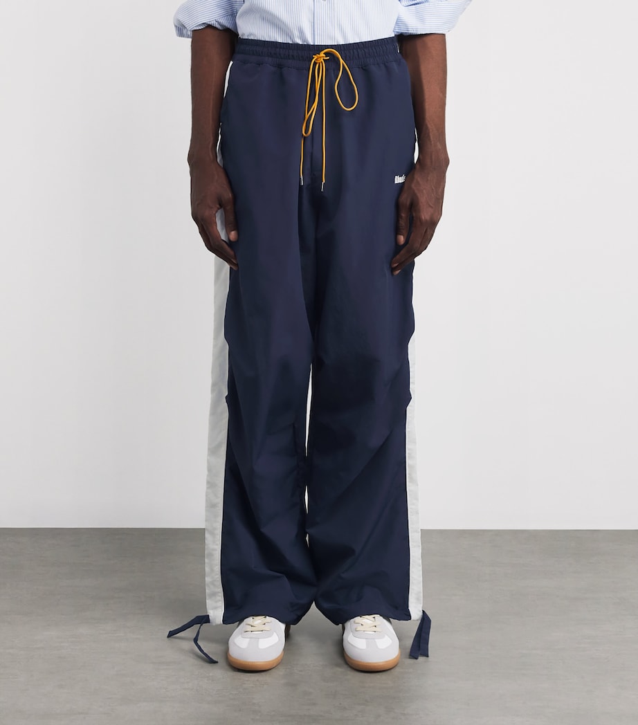 Logo Wide-Leg Track Pants NAVY / WHITE 3076 Image 3
